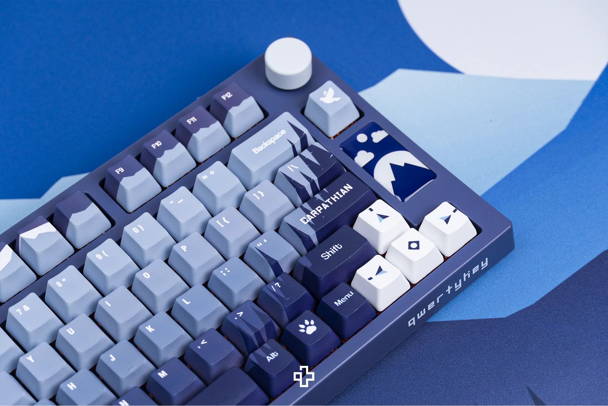 QwertyKey75 Carpathian Bluetooth Wireless Hotswap RGB VIA/QMK Gasket Mounted Механична Игрална Клавиатура