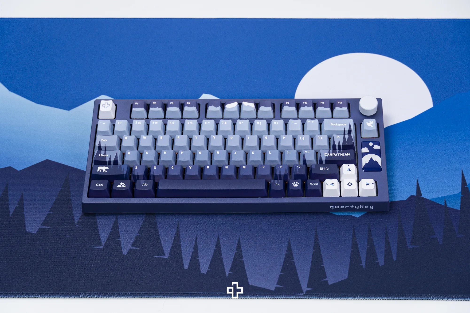 QwertyKey75 Carpathian Bluetooth Wireless Hotswap RGB VIA/QMK Gasket Mounted Механична Игрална Клавиатура