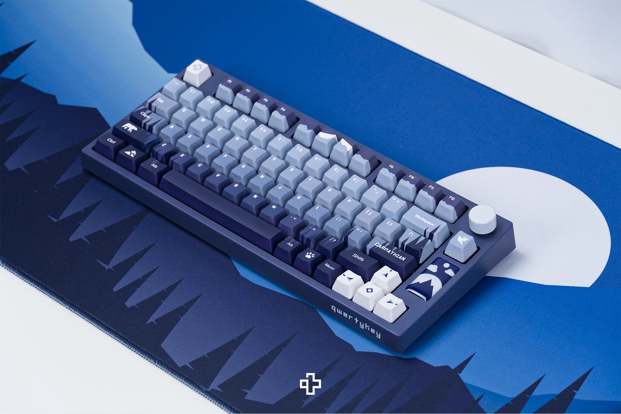 QwertyKey75 Carpathian Bluetooth Wireless Hotswap RGB VIA/QMK Gasket Mounted Механична Игрална Клавиатура