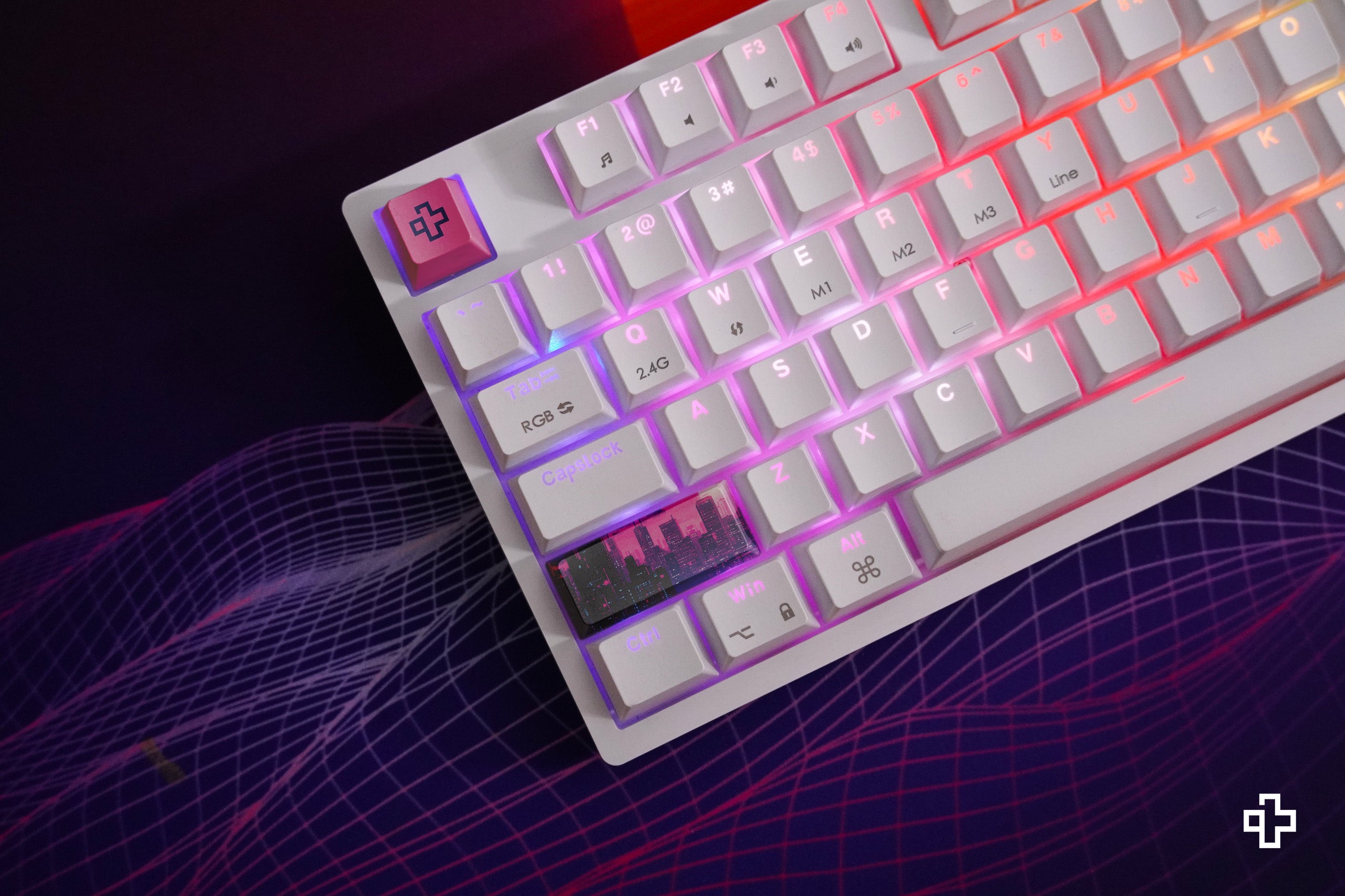 QwertyKey H87 Alba Bluetooth Bezprzewodowa Hotswap RGB Klawiatura Mechaniczna Gaming