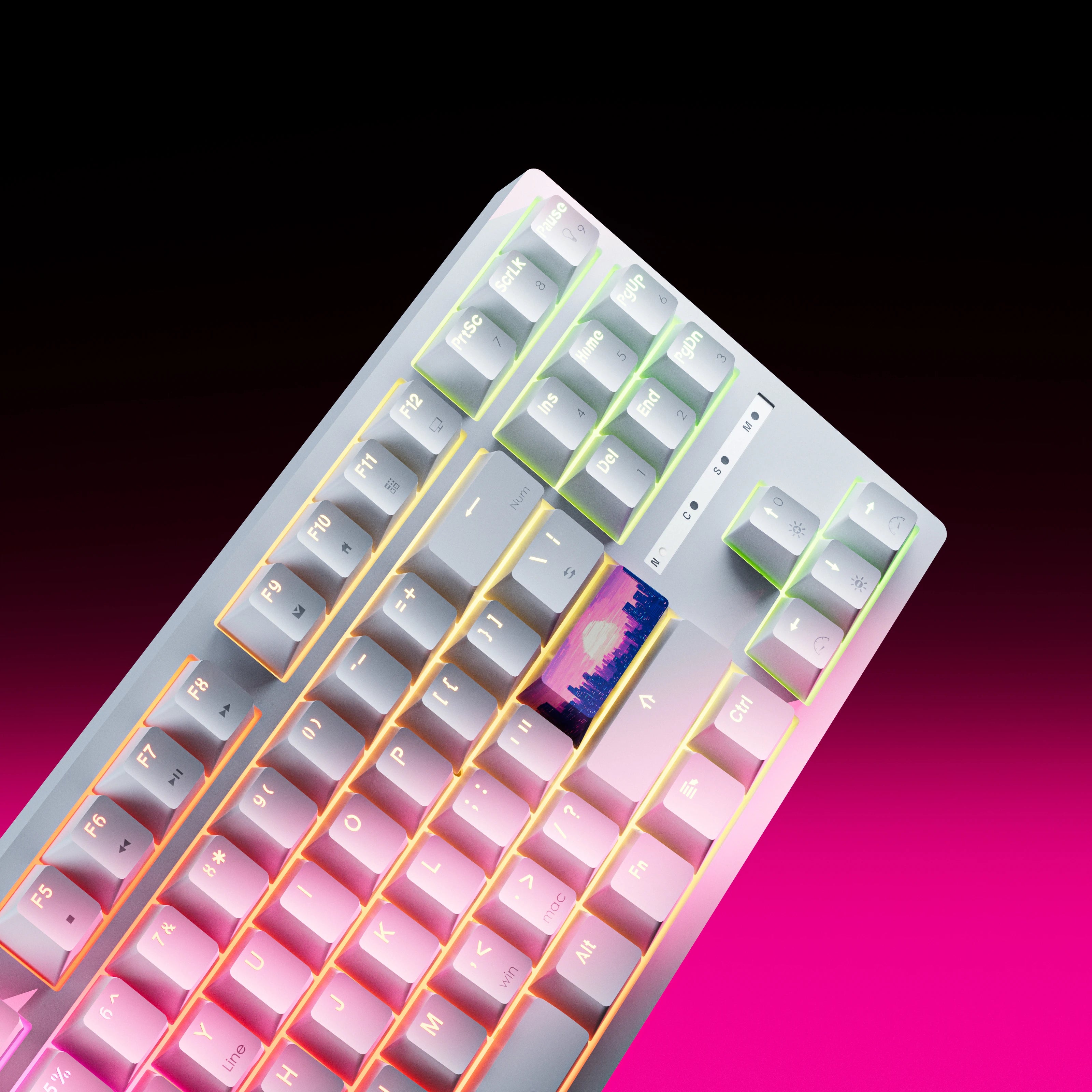 QwertyKey H87 Alba Bluetooth Bezprzewodowa Hotswap RGB Klawiatura Mechaniczna Gaming