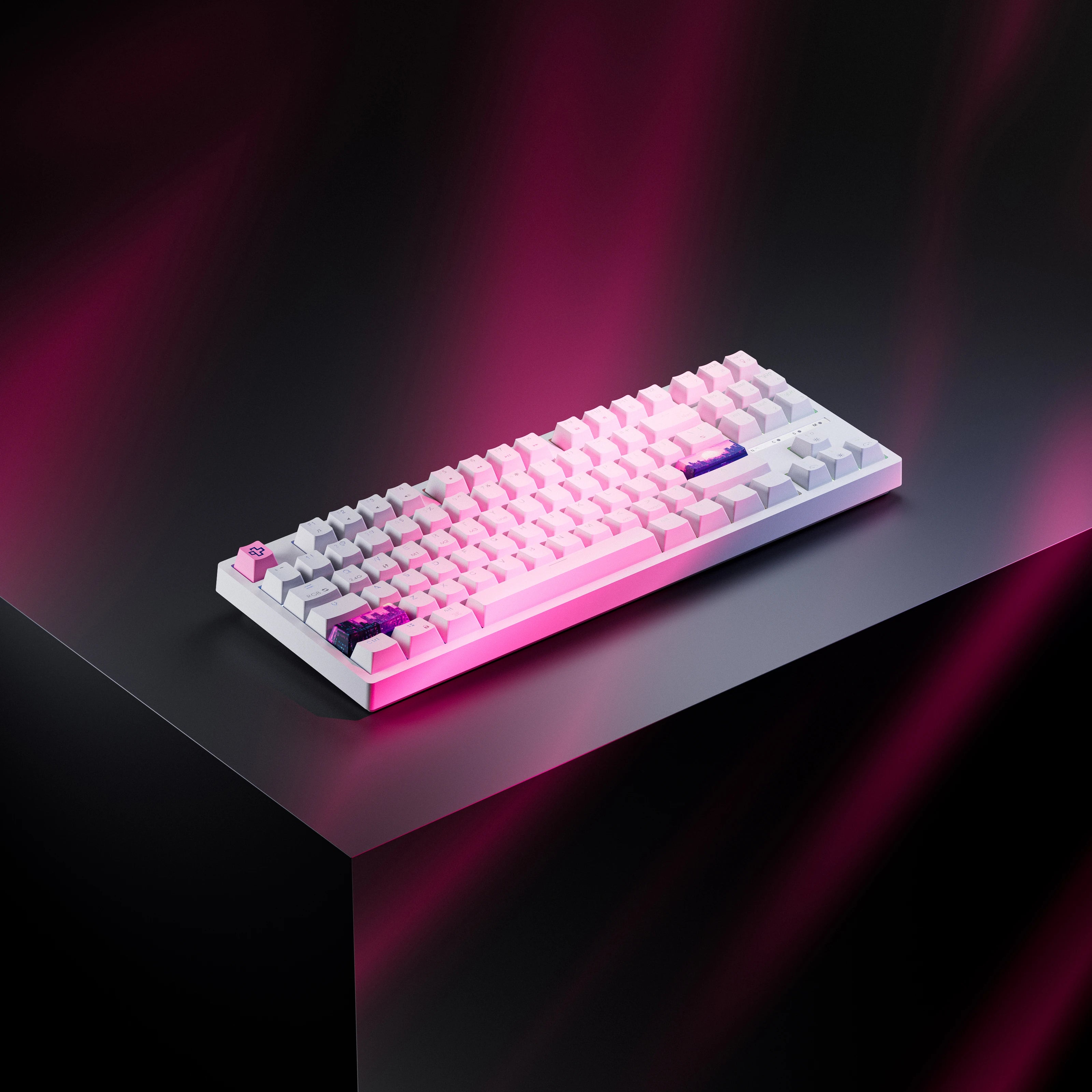 QwertyKey H87 Alba Bluetooth Bezprzewodowa Hotswap RGB Klawiatura Mechaniczna Gaming