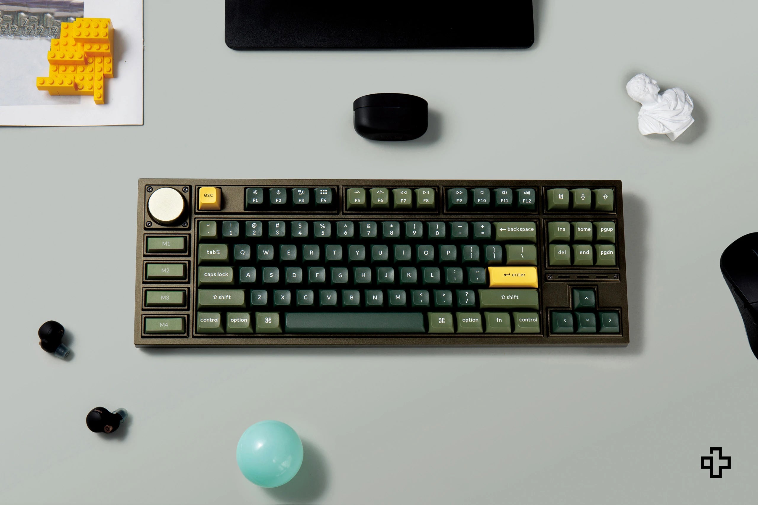 Keychron Q3 Pro Wireless Hotswap Aluminum Knob Olive Switch Keychron Pro Red Custom Mechanical Keyboard