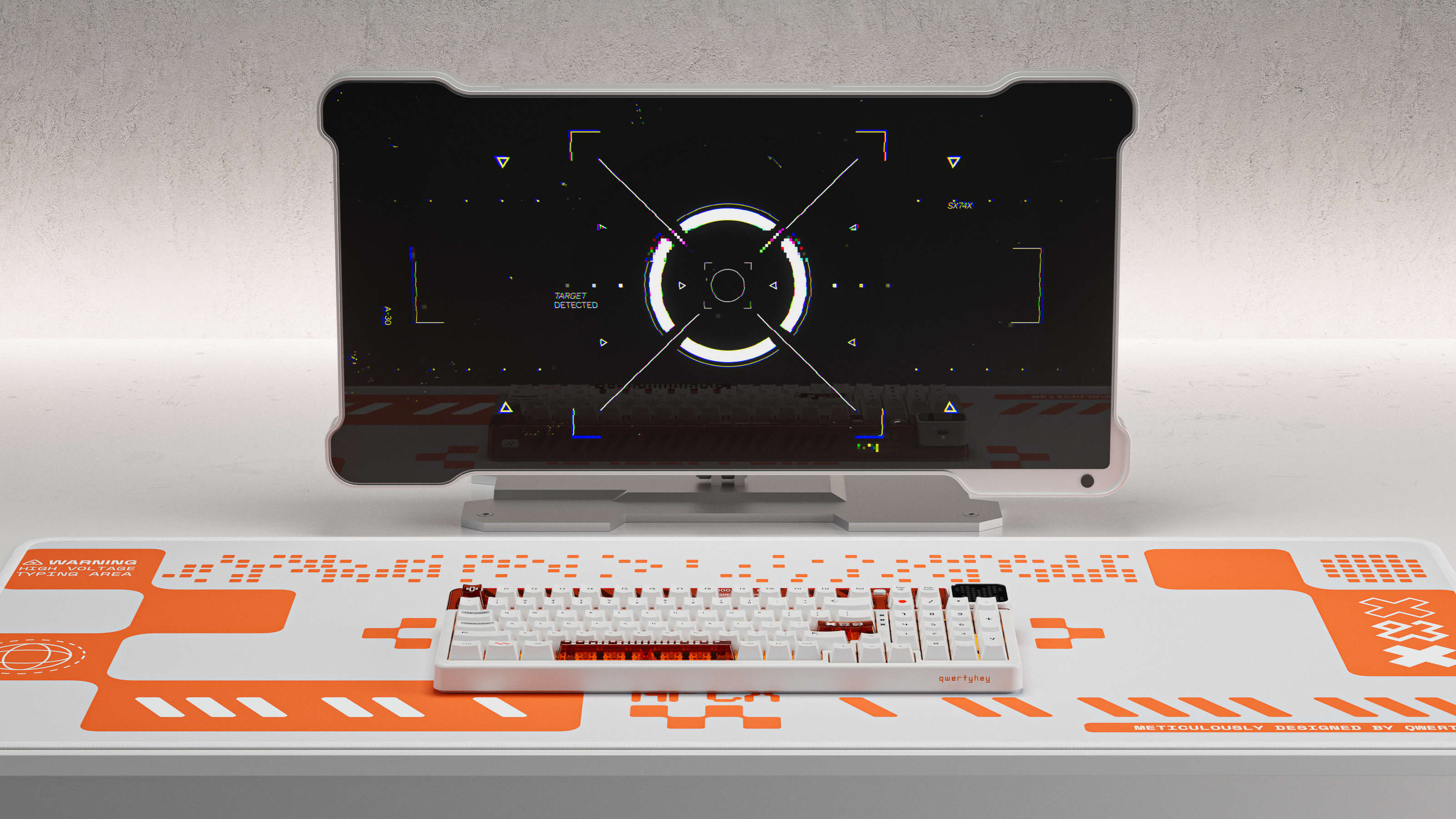QwertyKey100 Apex Hotswap RGB Bildschirm Pixel Bluetooth Gasket Mount Mechanische Gaming-Tastatur