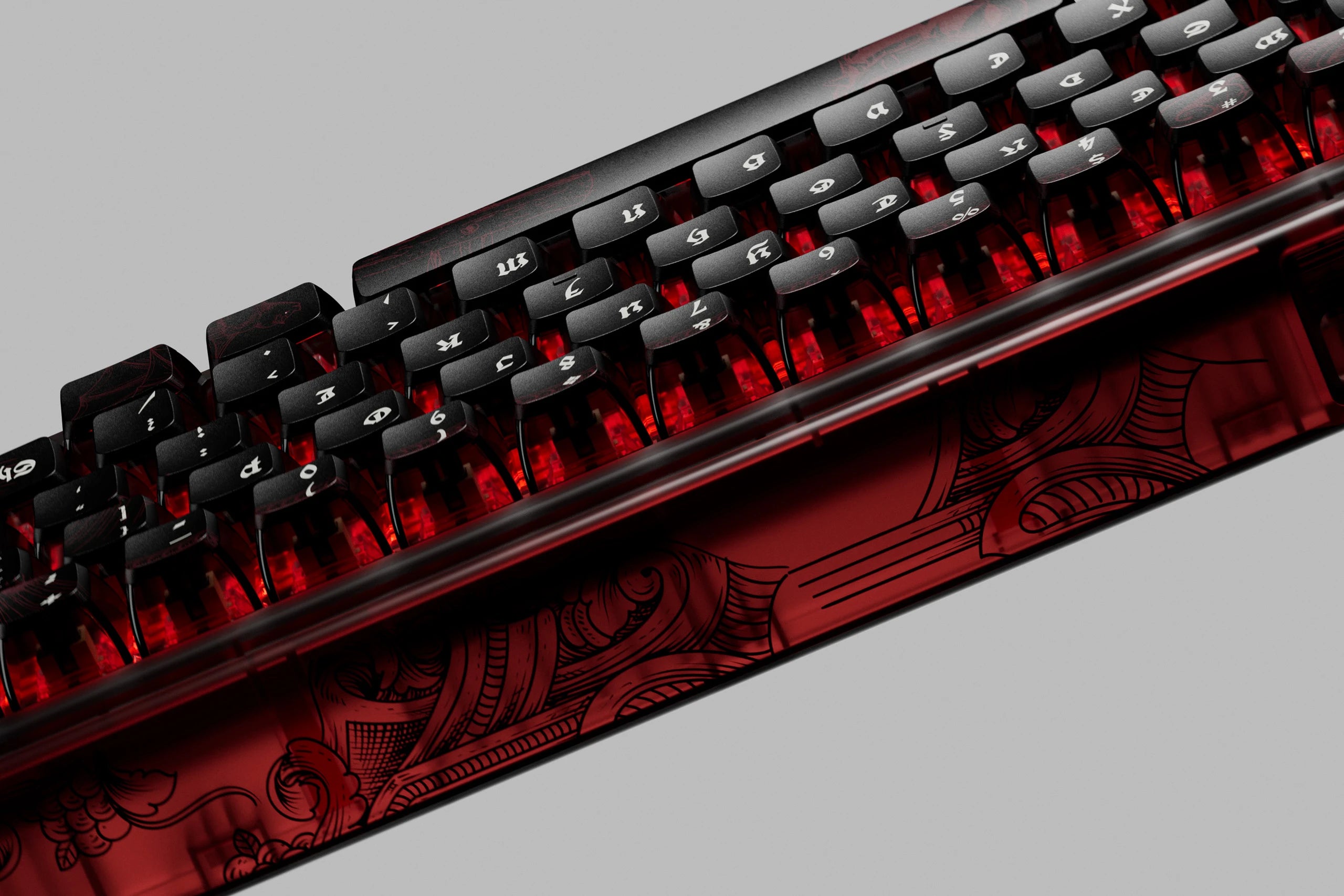 QwertyKey65 Pro Dracula Bluetooth Sans Fil VIA Hotswap RGB Clavier Mécanique Gaming