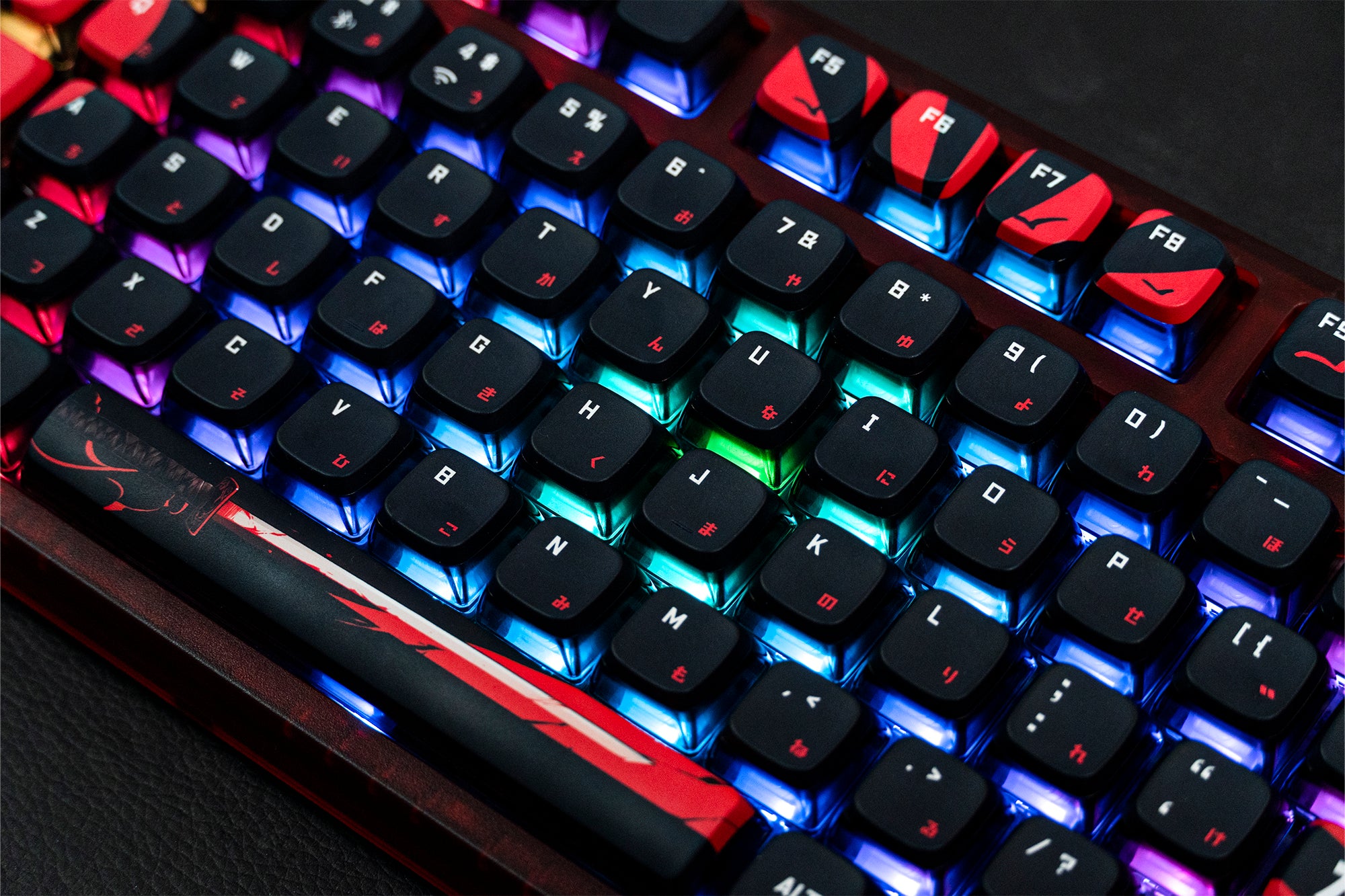 QwertyKey75 Samurai Bluetooth Безжичен Hotswap RGB VIA/QMK Gasket Монтирана Механична Игрална Клавиатура
