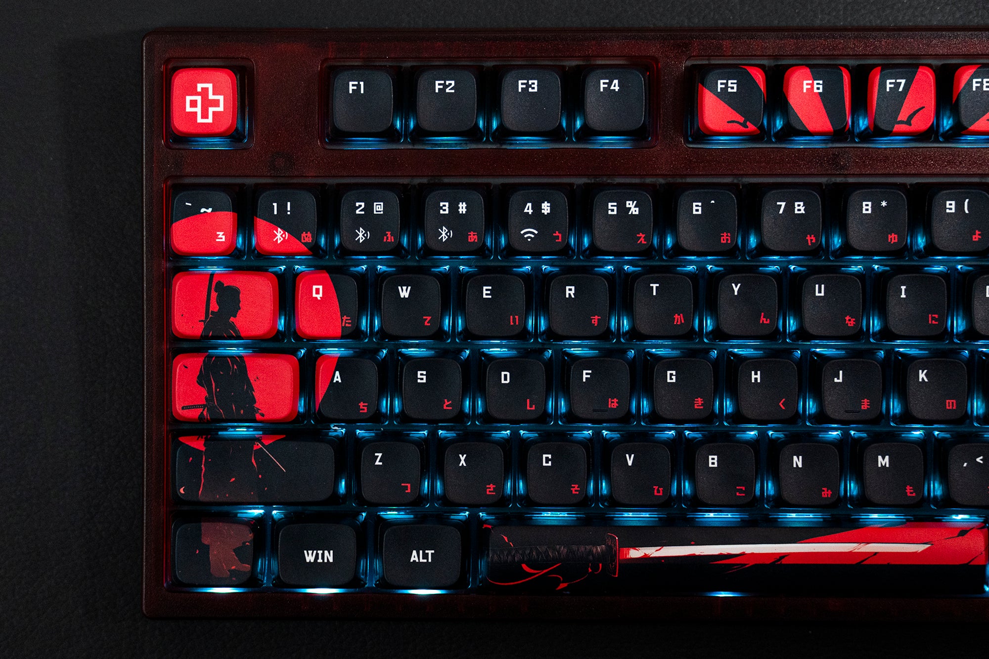 QwertyKey75 Samurai Bluetooth Безжичен Hotswap RGB VIA/QMK Gasket Монтирана Механична Игрална Клавиатура