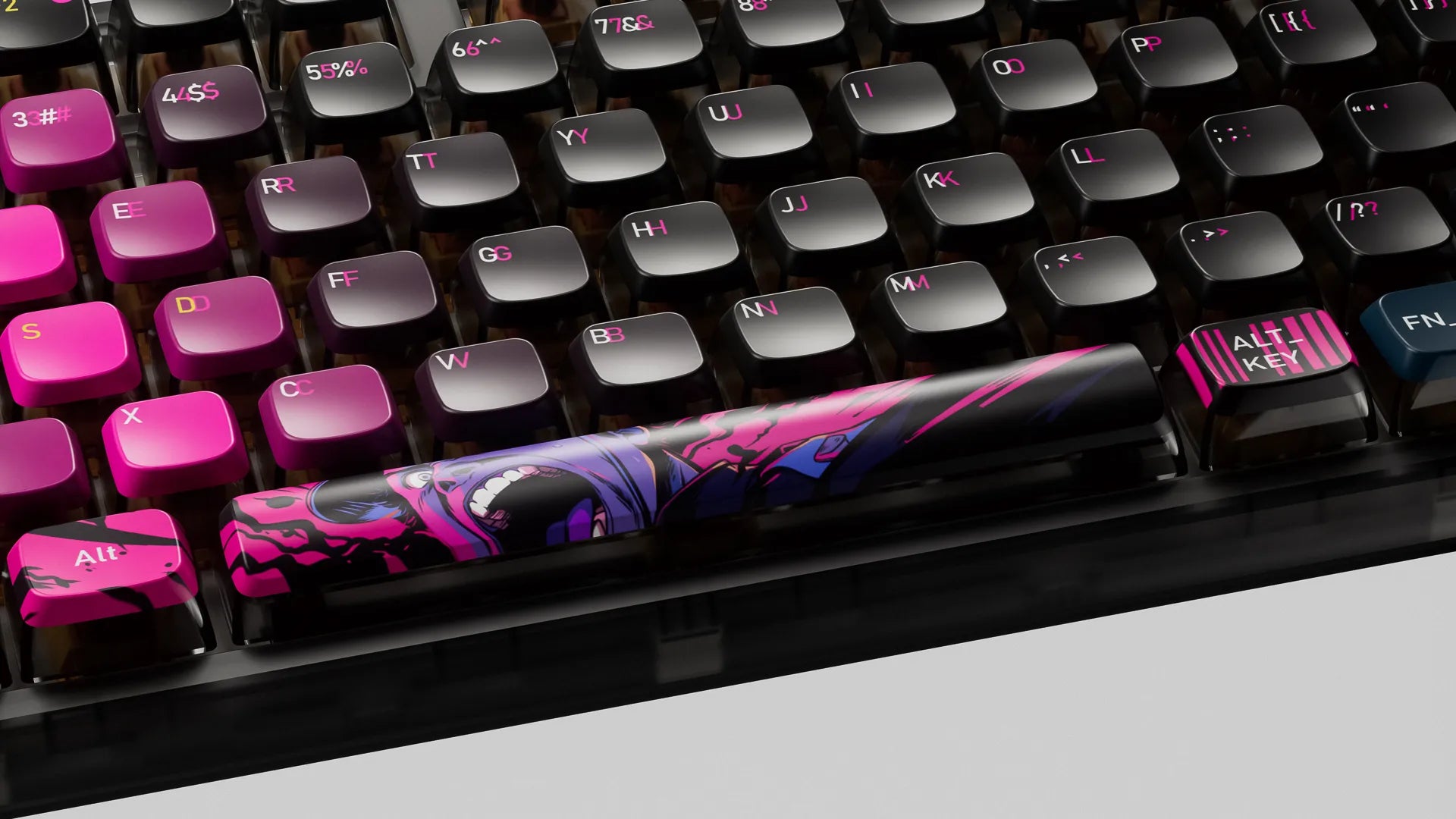 QwertyKey80 Oorlog Bluetooth Draadloze Hotswap RGB QMK/VIA Gasket Gemonteerde Mechanische Gaming Toetsenbord met Scherm