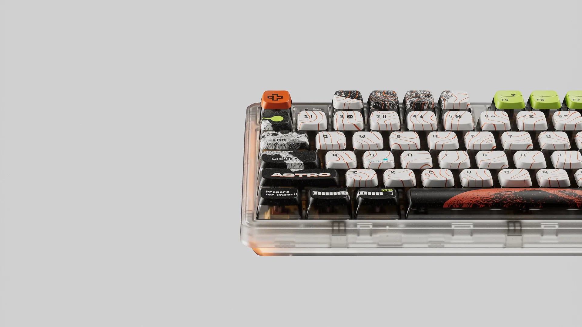 QwertyKey80 Astro Bluetooth Wireless Hotswap RGB QMK/VIA-L Gasket Mounted Tastatura Mecanica Gaming cu Ecran