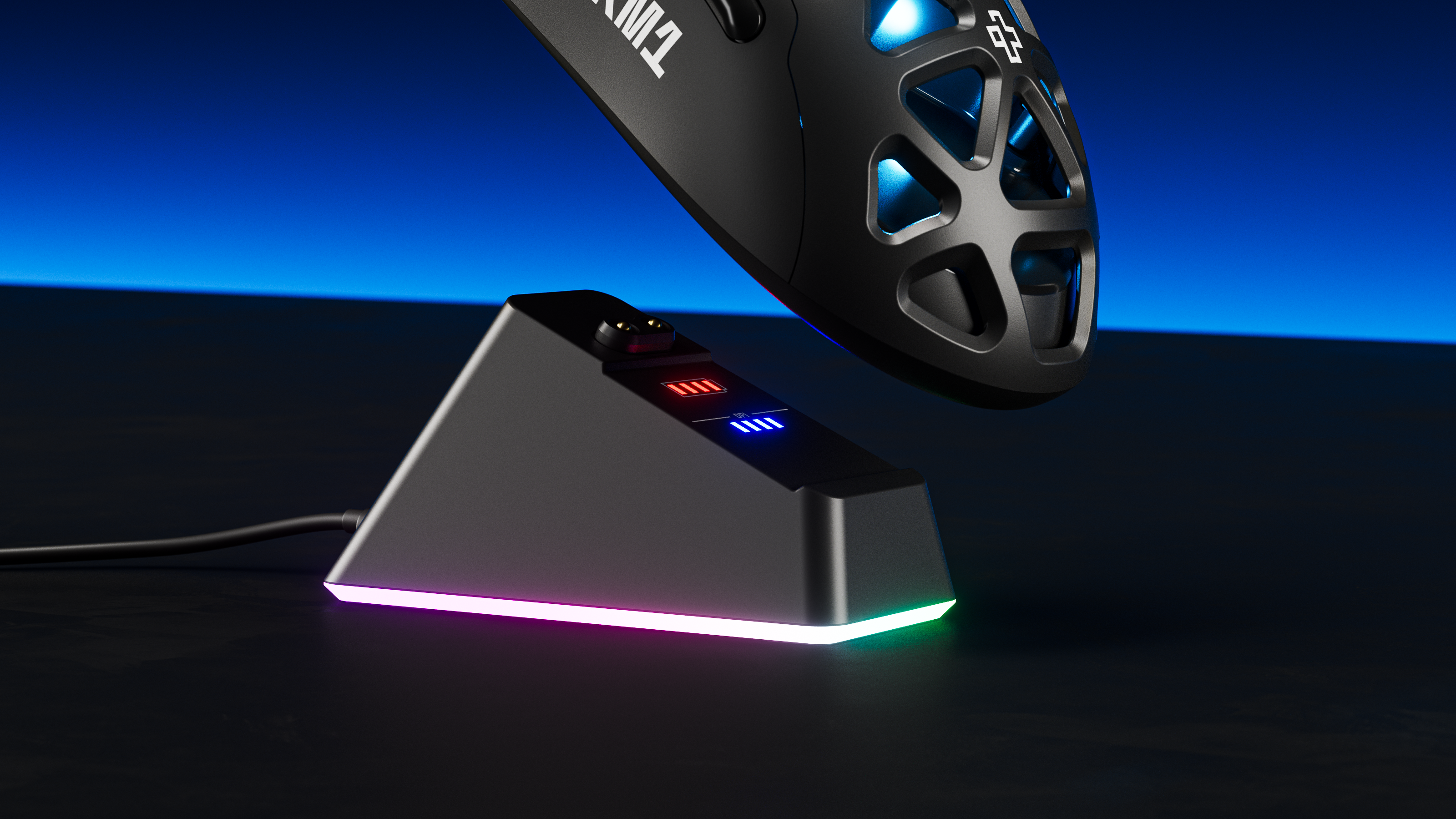Мишка QwertyKey QKM1 безжична Bluetooth докинг станция за зареждане