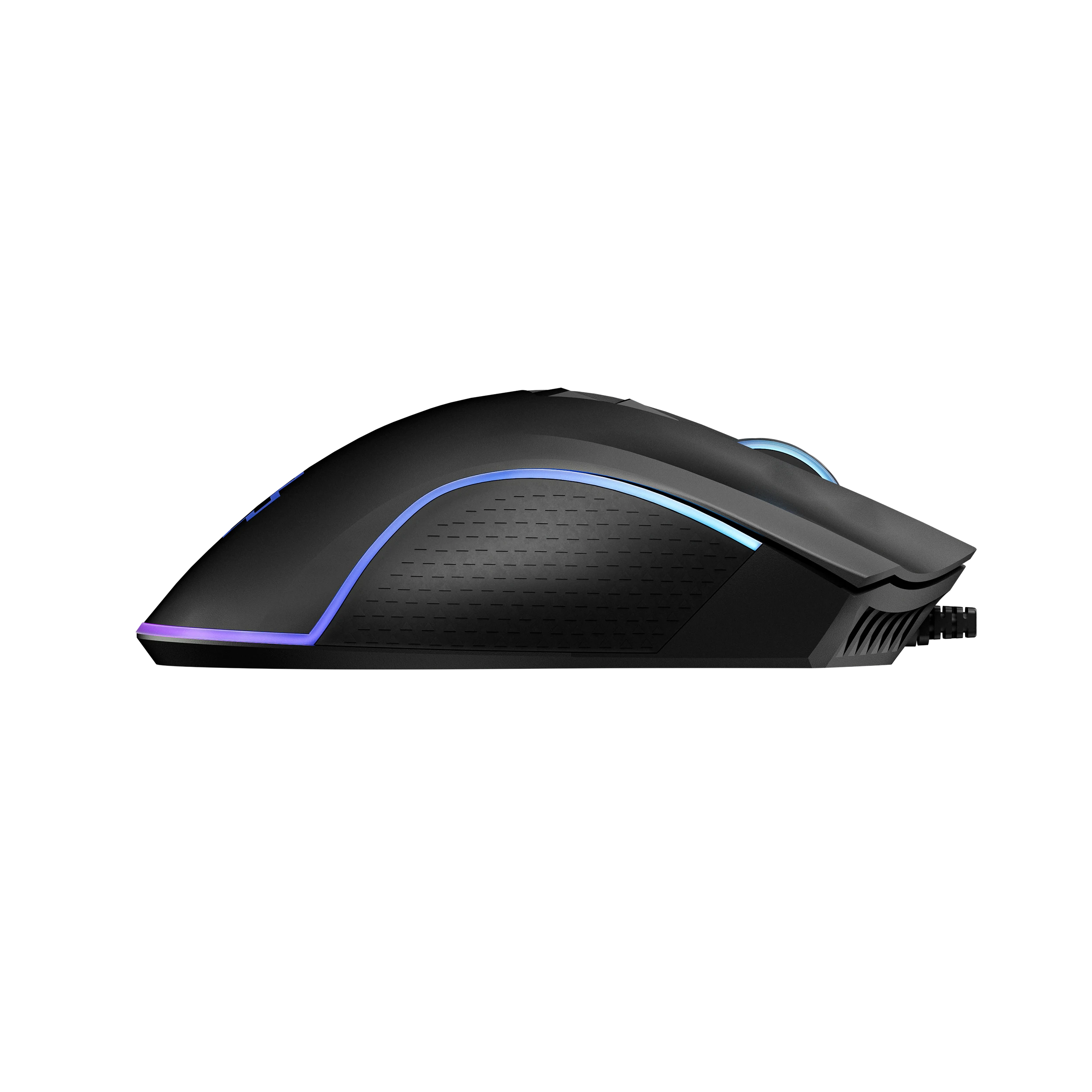Souris Gaming QwertyKey Forge Noir, RGB, 12 000 DPI, Logiciel