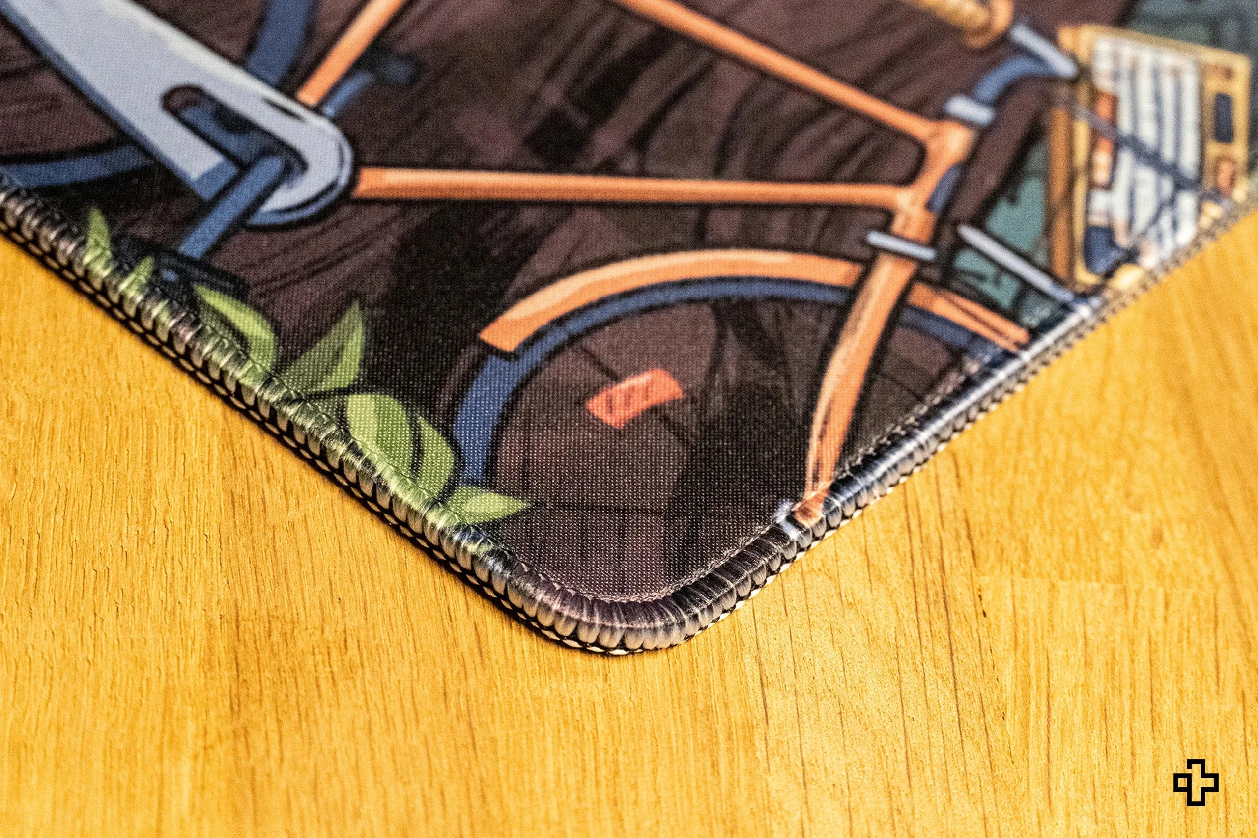 Deskmat Souris QwertyKey Ramen 4mm bords cousus