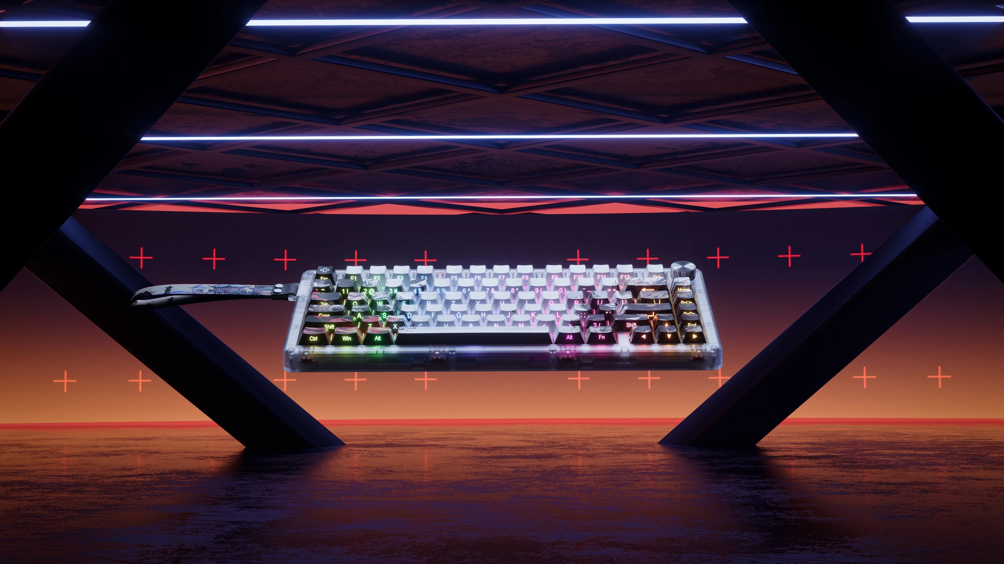 QwertyKey75 HE Striker – Effet Hall, Déclenchement Rapide, RGB, Snap Tap, Interrupteurs Magnétiques