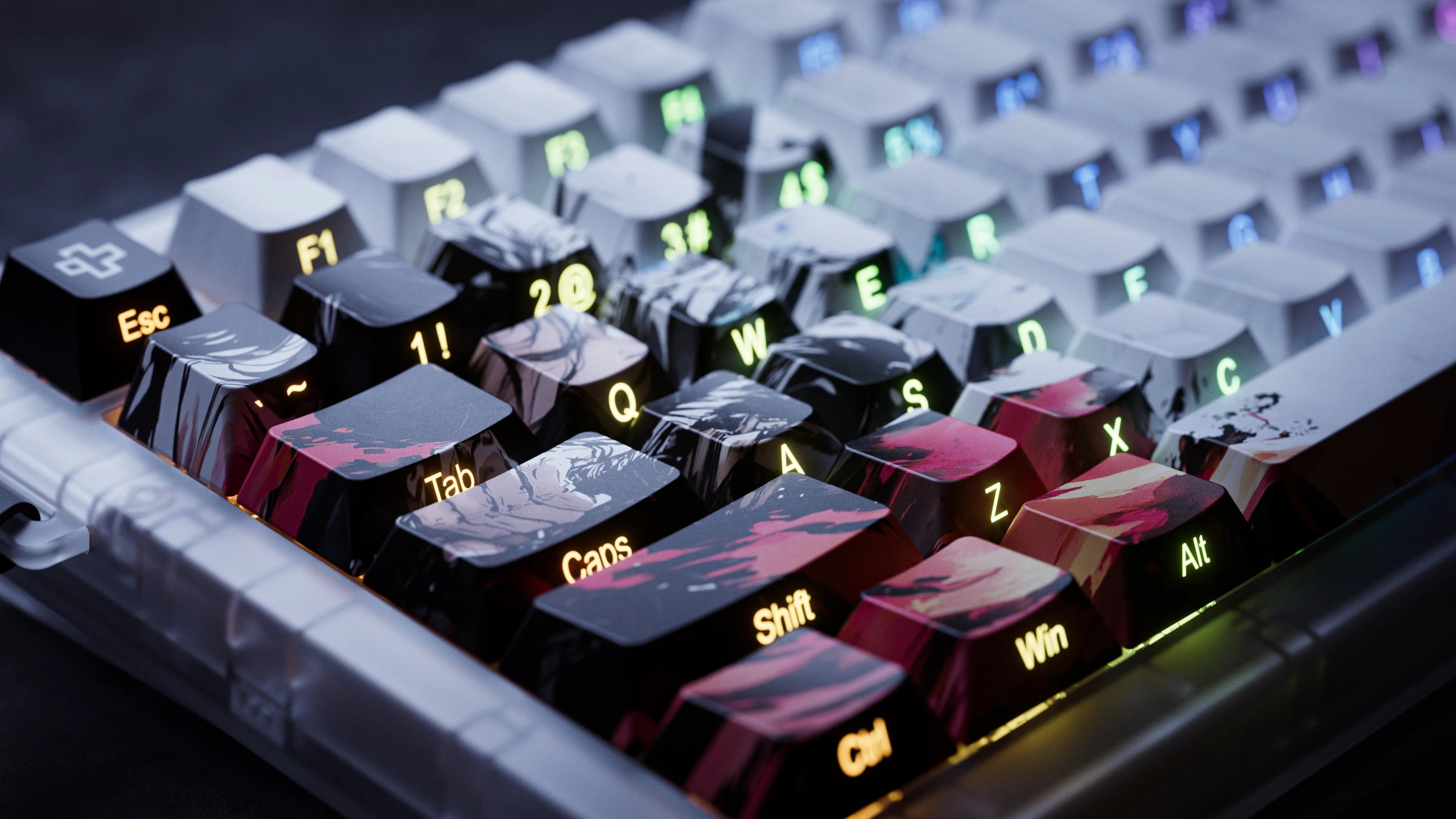 QwertyKey75 HE Striker – Effet Hall, Déclenchement Rapide, RGB, Snap Tap, Interrupteurs Magnétiques