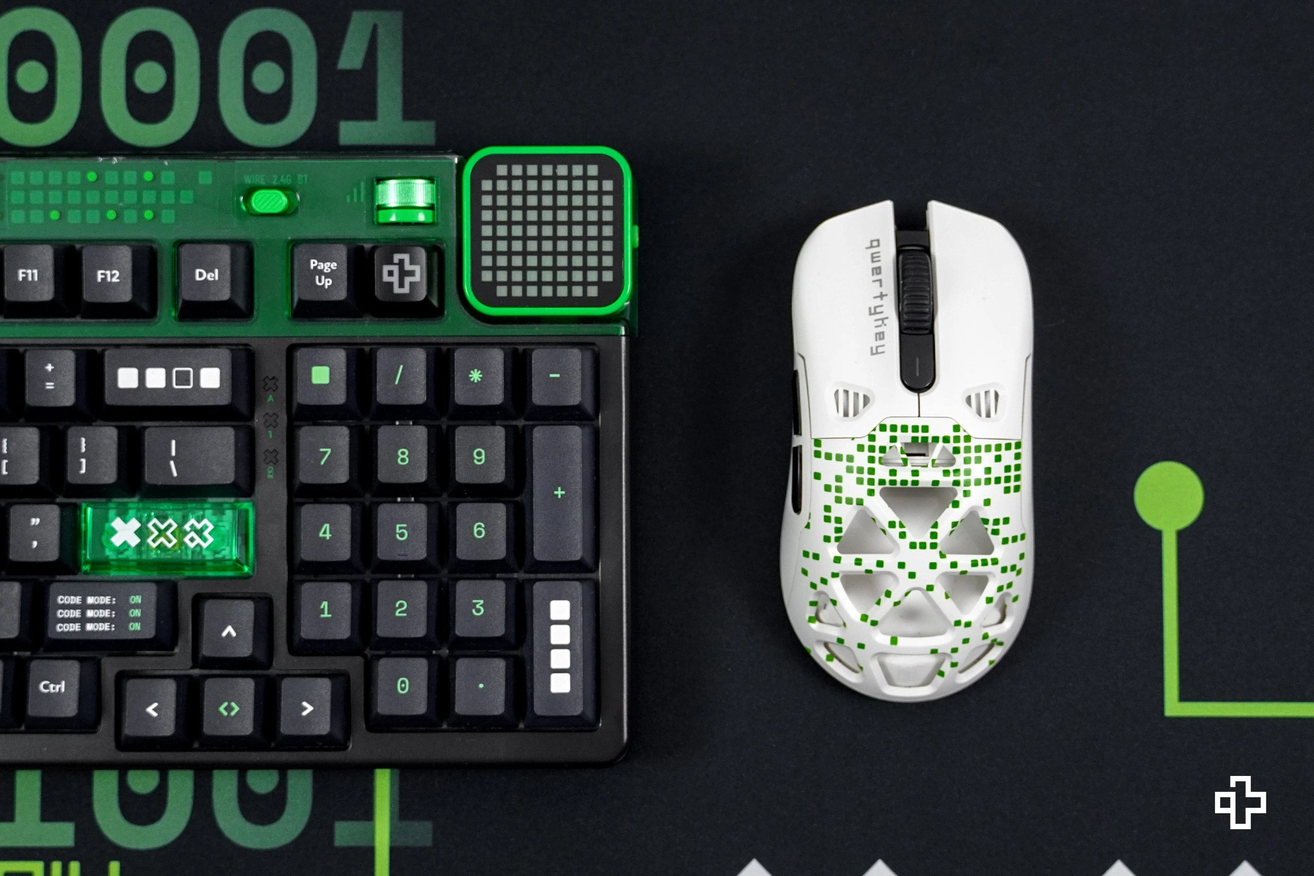 Mausbezug QKM1 Matrix Weiß