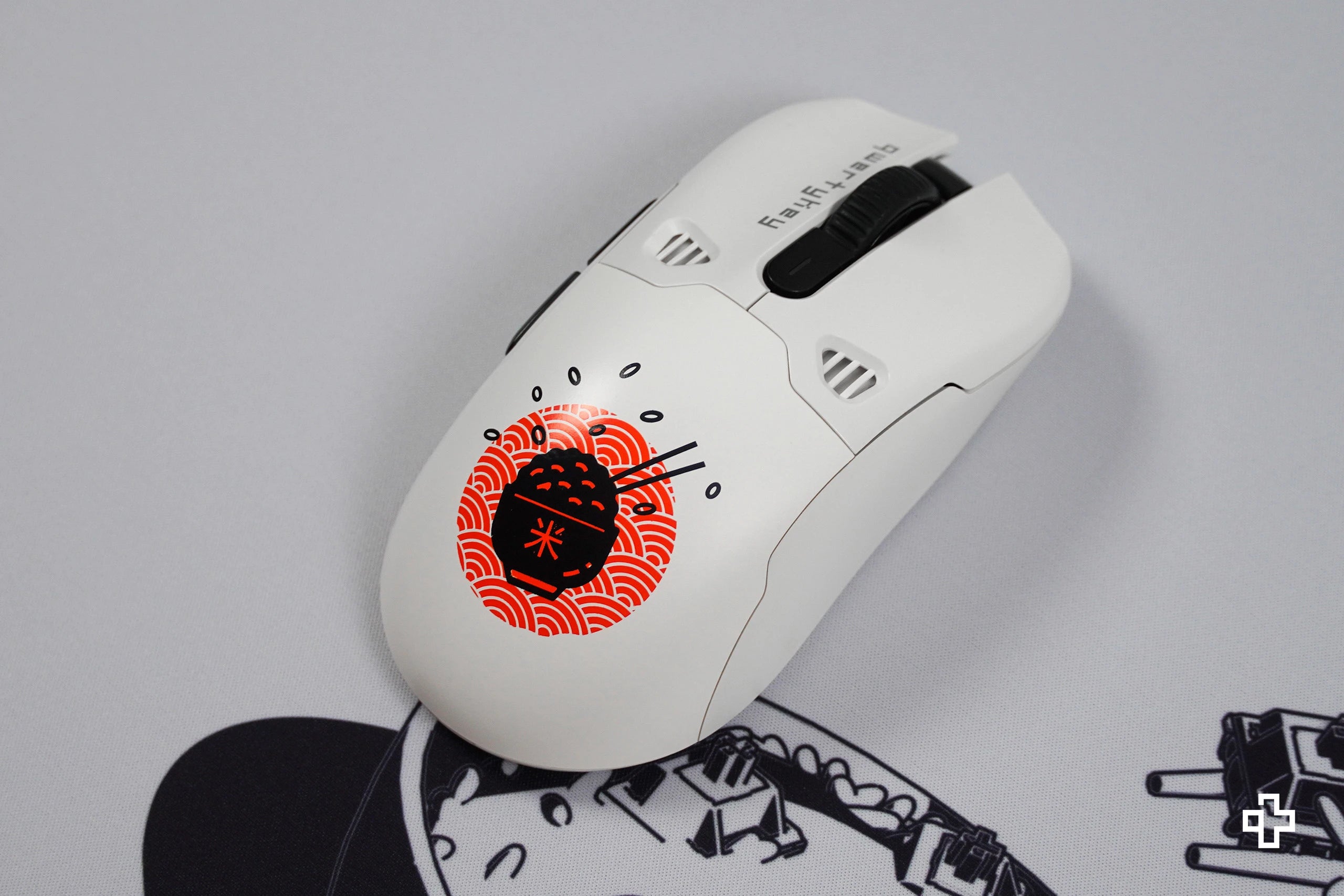 Custodia per Mouse QKM1 Riso Bianco