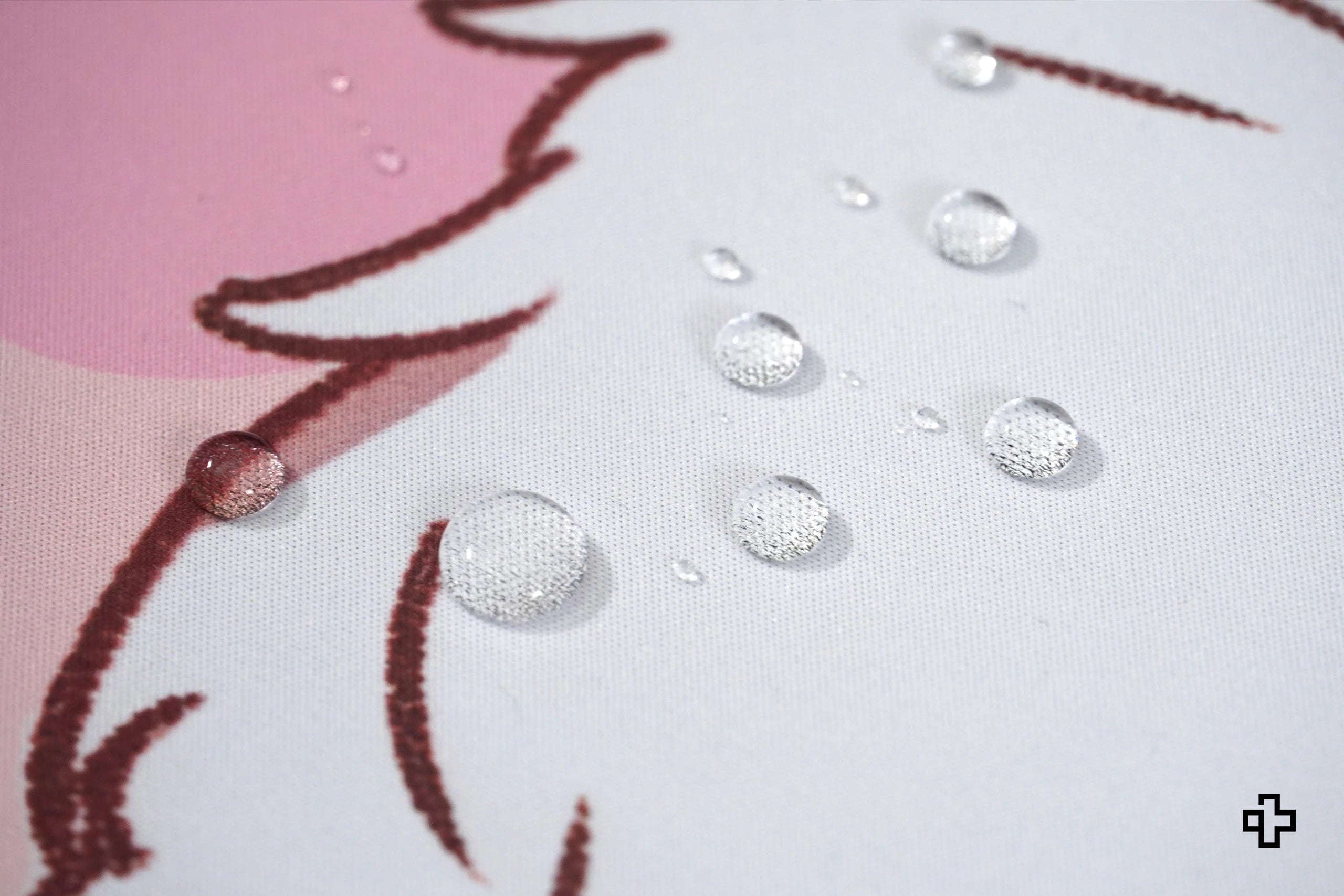 Deskmat Souris QwertyKey Bliss Pisica 4mm bords cousus