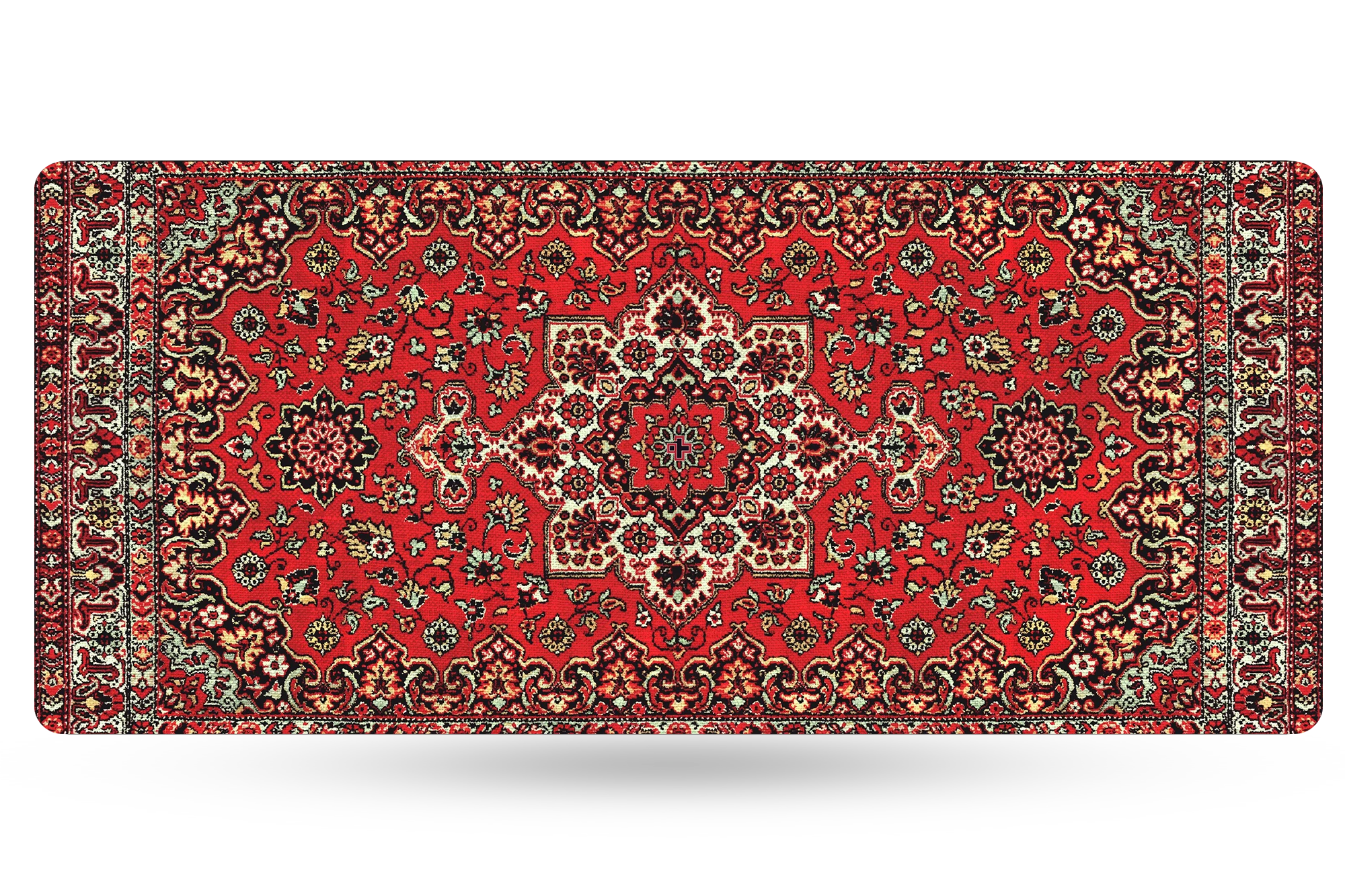 Deskmat Mousepad QwertyKey Balcanic 4mm stitched edges