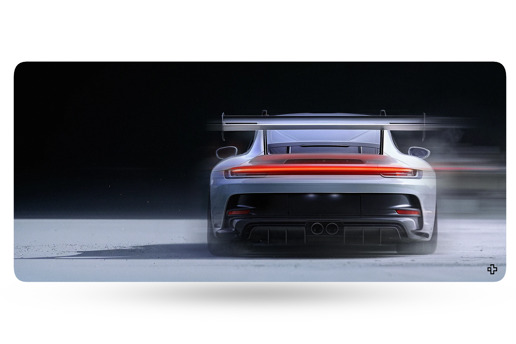 Deskmat Mousepad QwertyKey Auto GT 4mm bordi cuciti