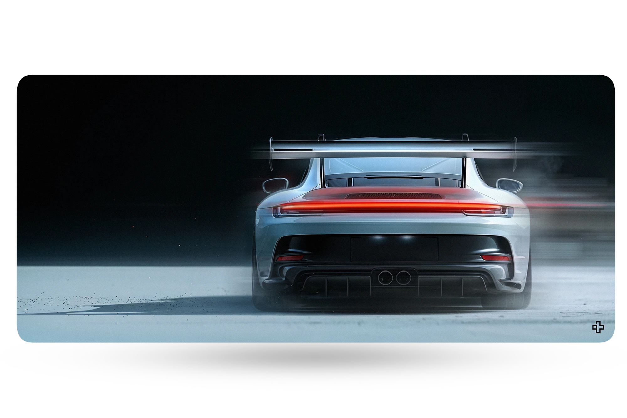 Deskmat Podkładka pod Myszkę QwertyKey Samochód GT 4mm obszyte krawędzie