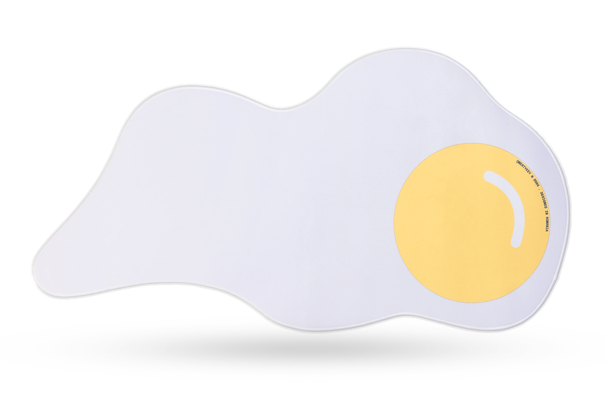 Deskmat Souris QwertyKey Oeuf 4mm bords cousus irréguliers
