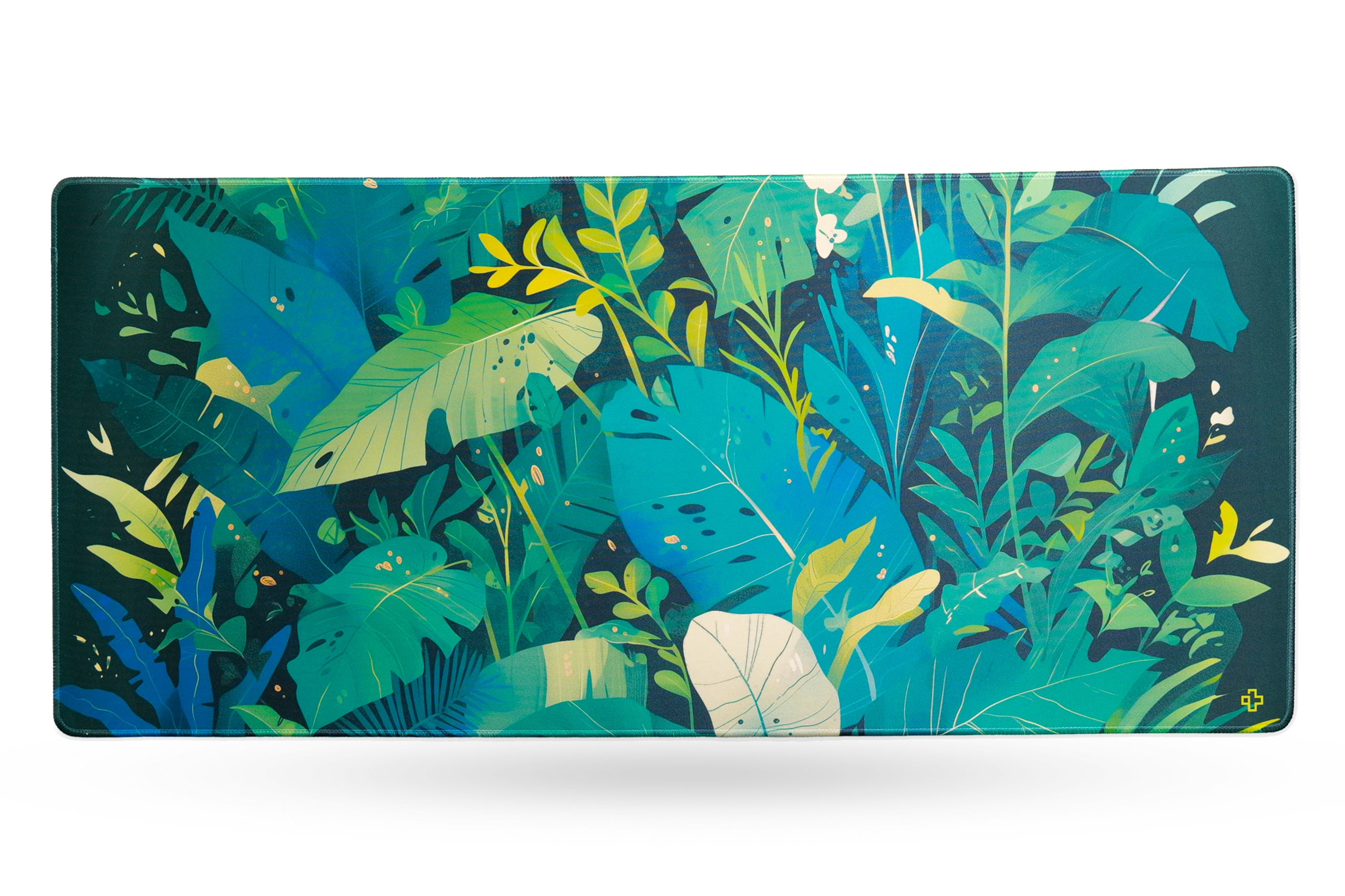 Deskmat Souris QwertyKey Feuille 4mm bords cousus