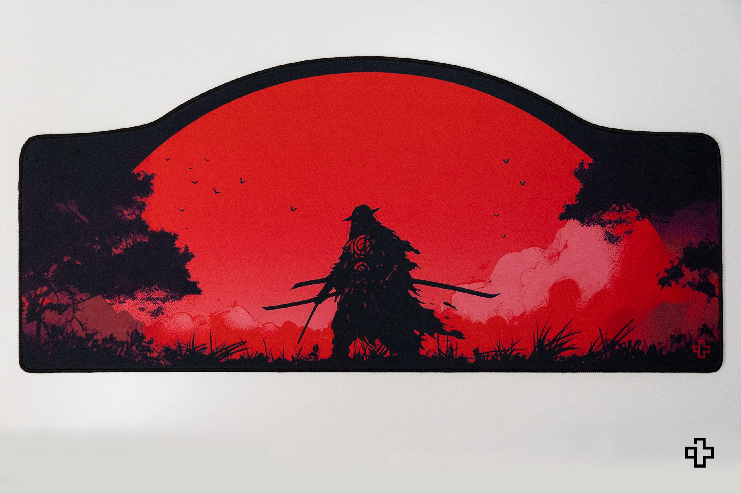 Deskmat Souris QwertyKey Samurai 4mm bords cousus