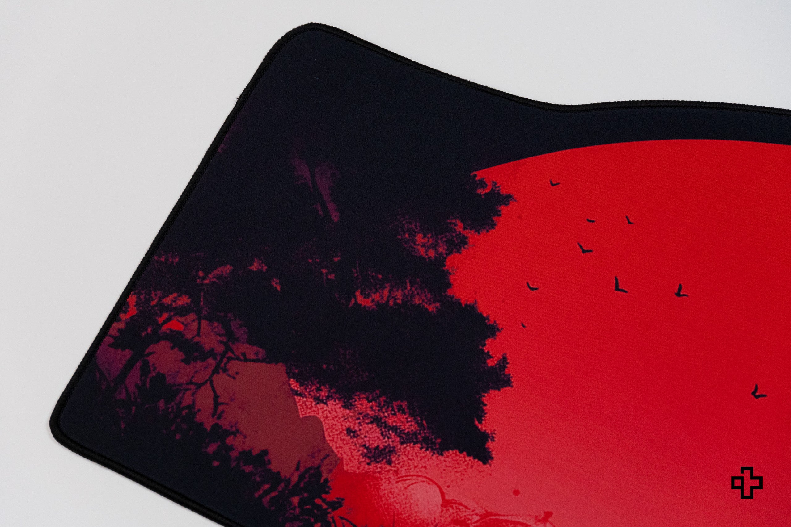 Deskmat Souris QwertyKey Samurai 4mm bords cousus