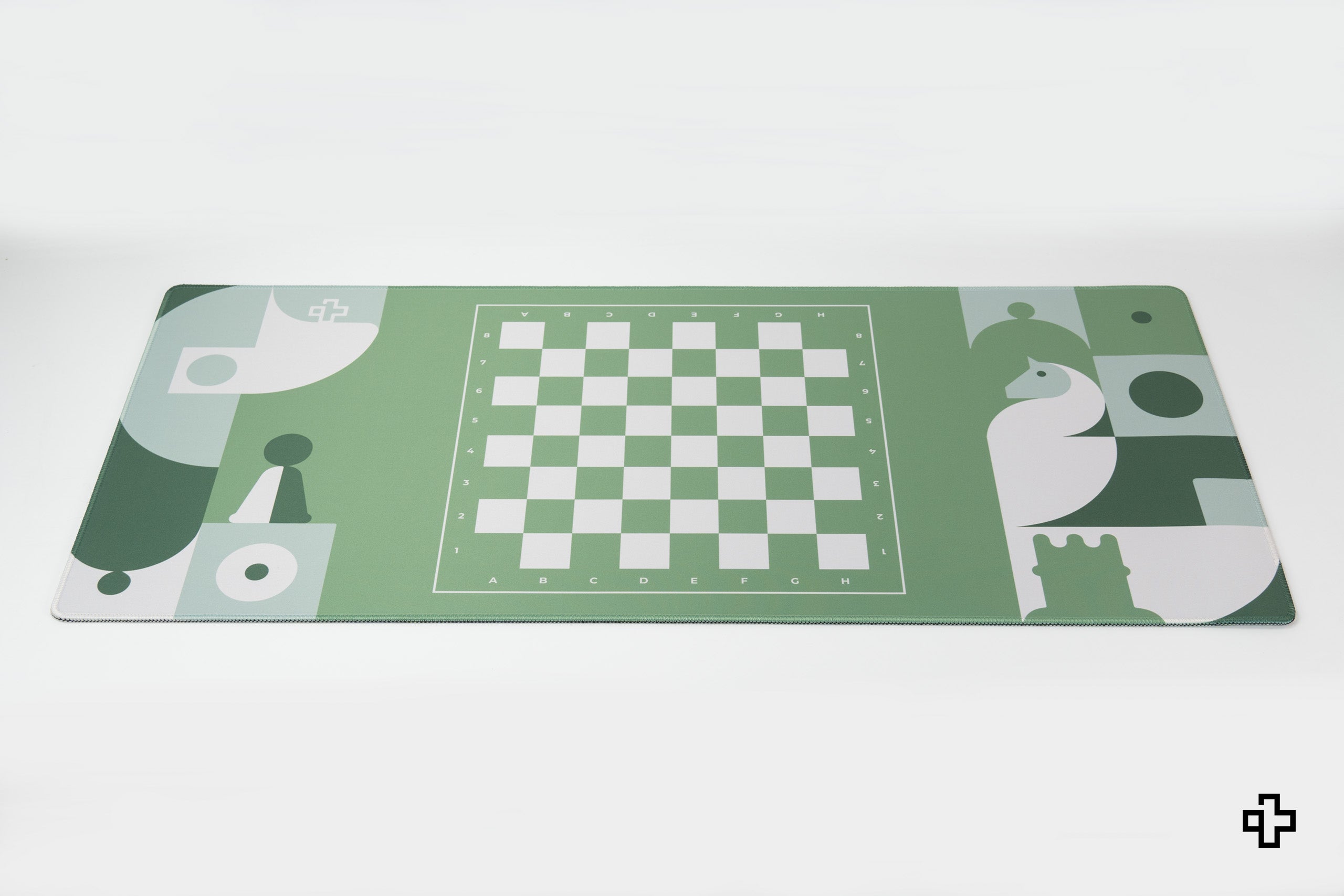 Deskmat Souris QwertyKey Échecs 4mm bords cousus