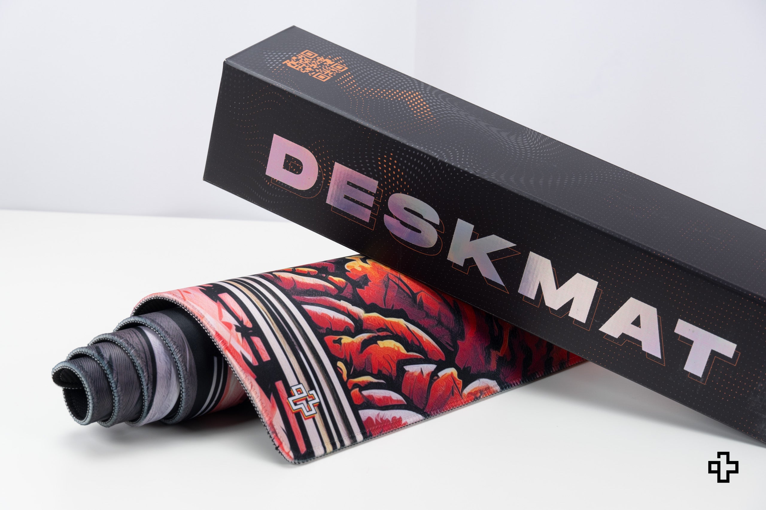 Deskmat Souris QwertyKey Formule Sunset 4mm bords cousus
