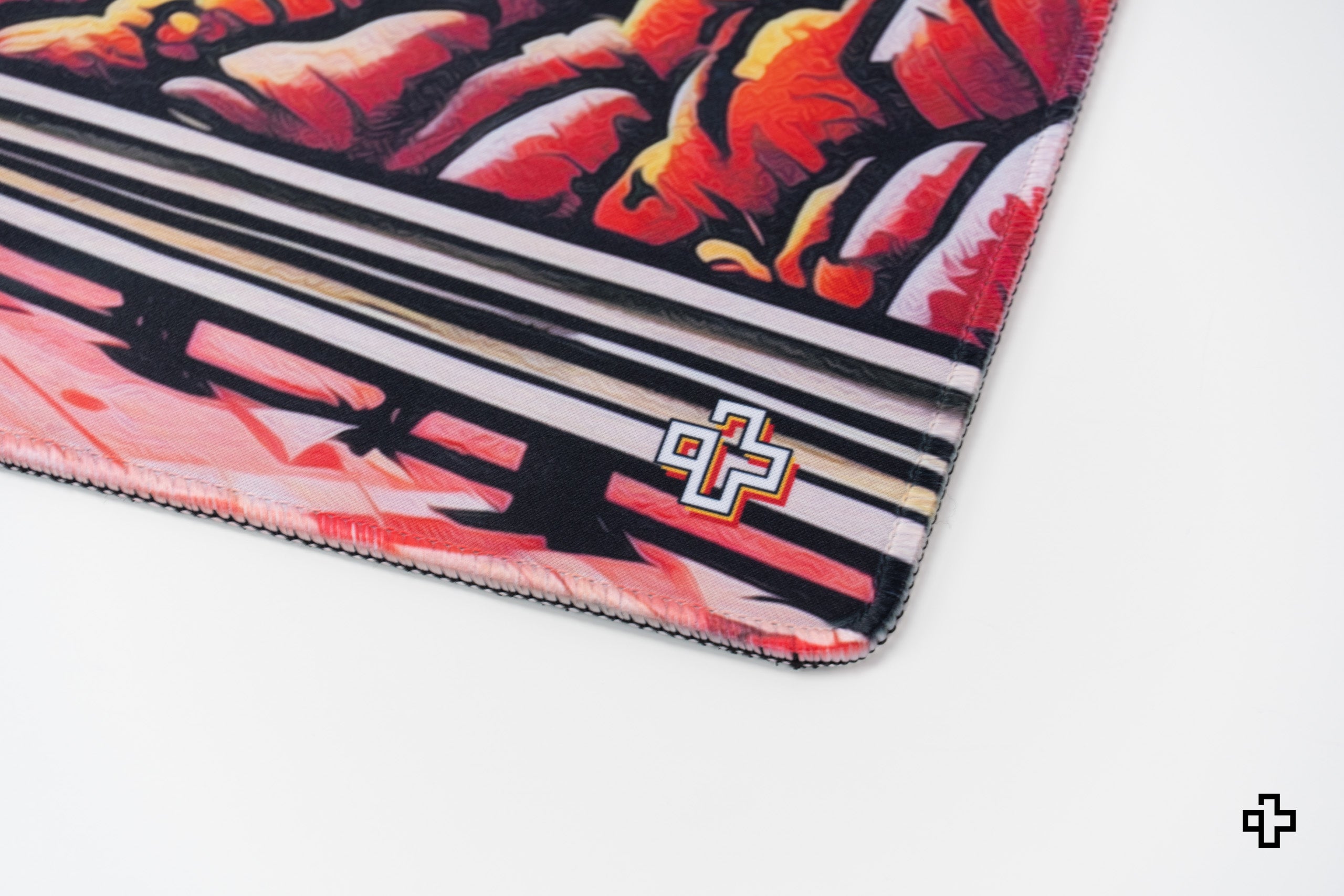 Deskmat Souris QwertyKey Formule Sunset 4mm bords cousus
