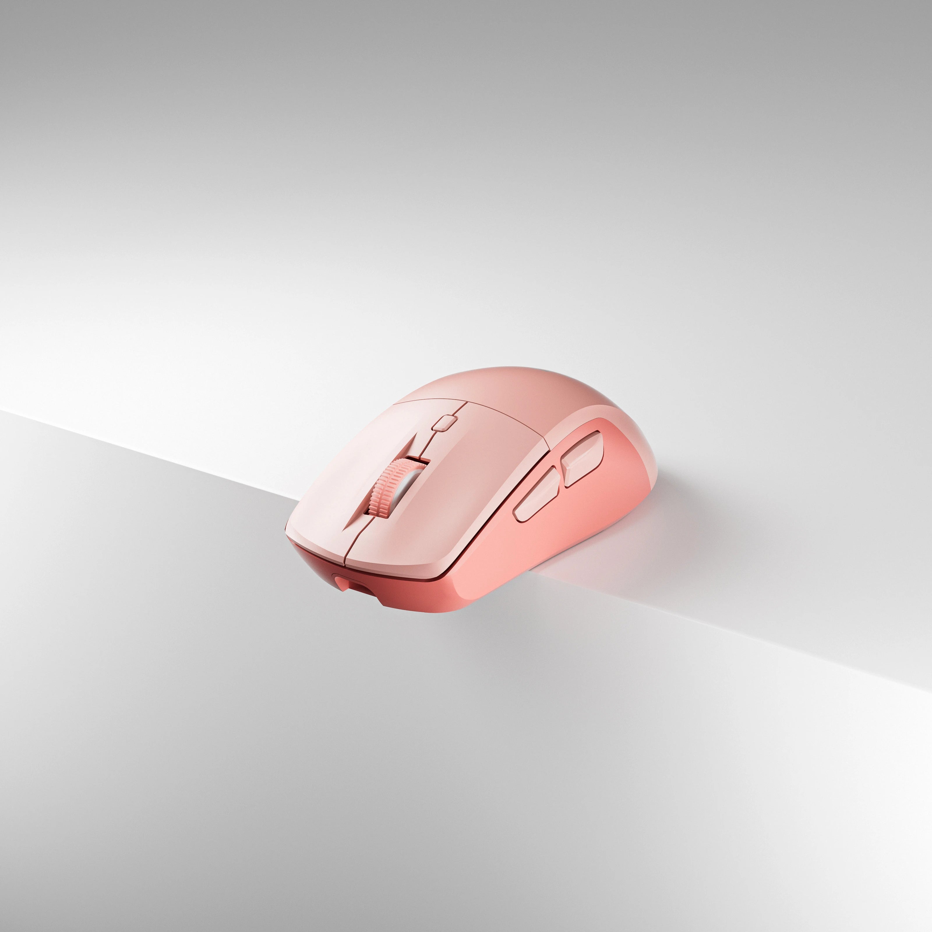 Souris QwertyKey Flow Office Bluetooth sans fil RVB Rose