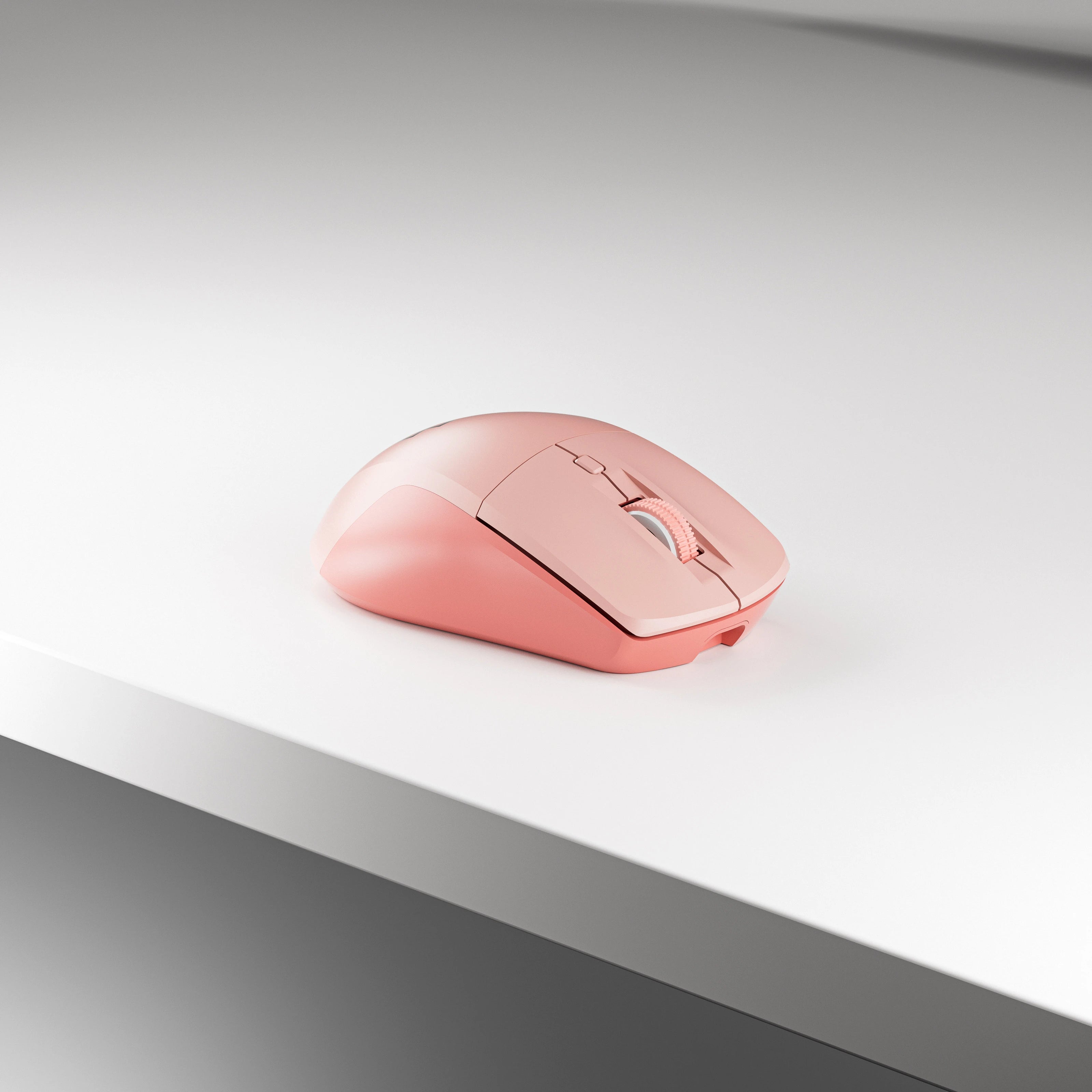 Souris QwertyKey Flow Office Bluetooth sans fil RVB Rose