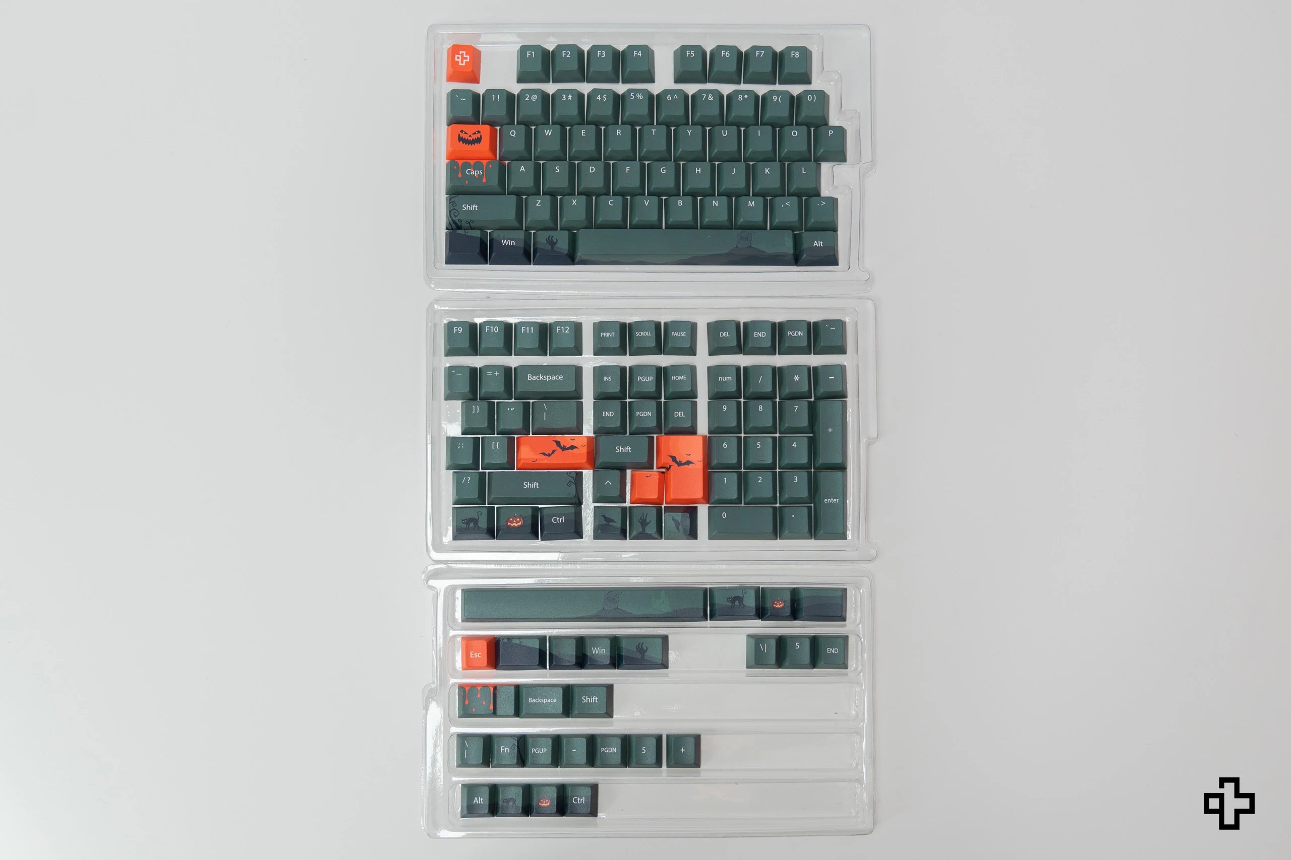 QwertyKey Halloween LIMITED EDITION key set Cherry profile Material PBT