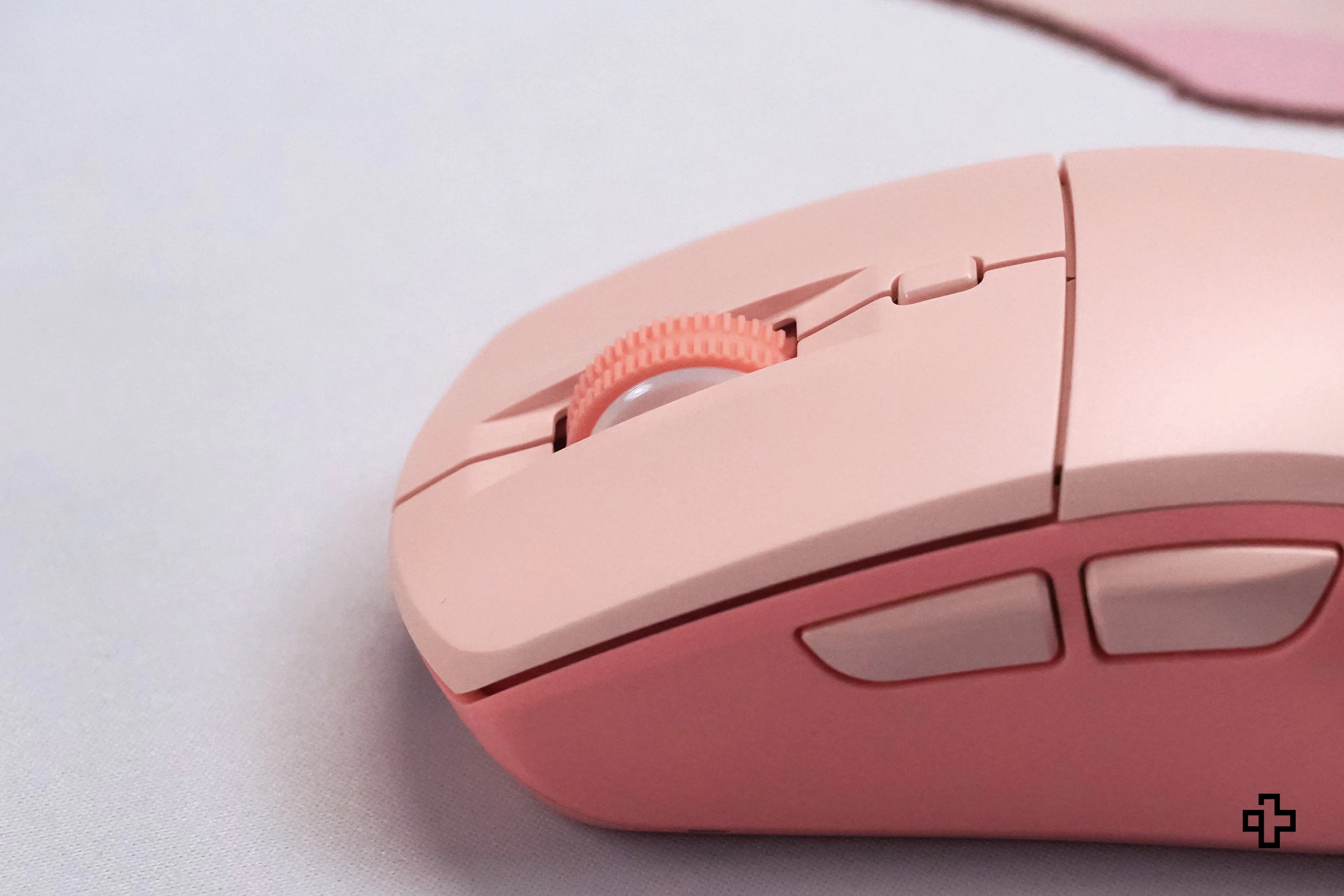 Souris QwertyKey Flow Office Bluetooth sans fil RVB Rose