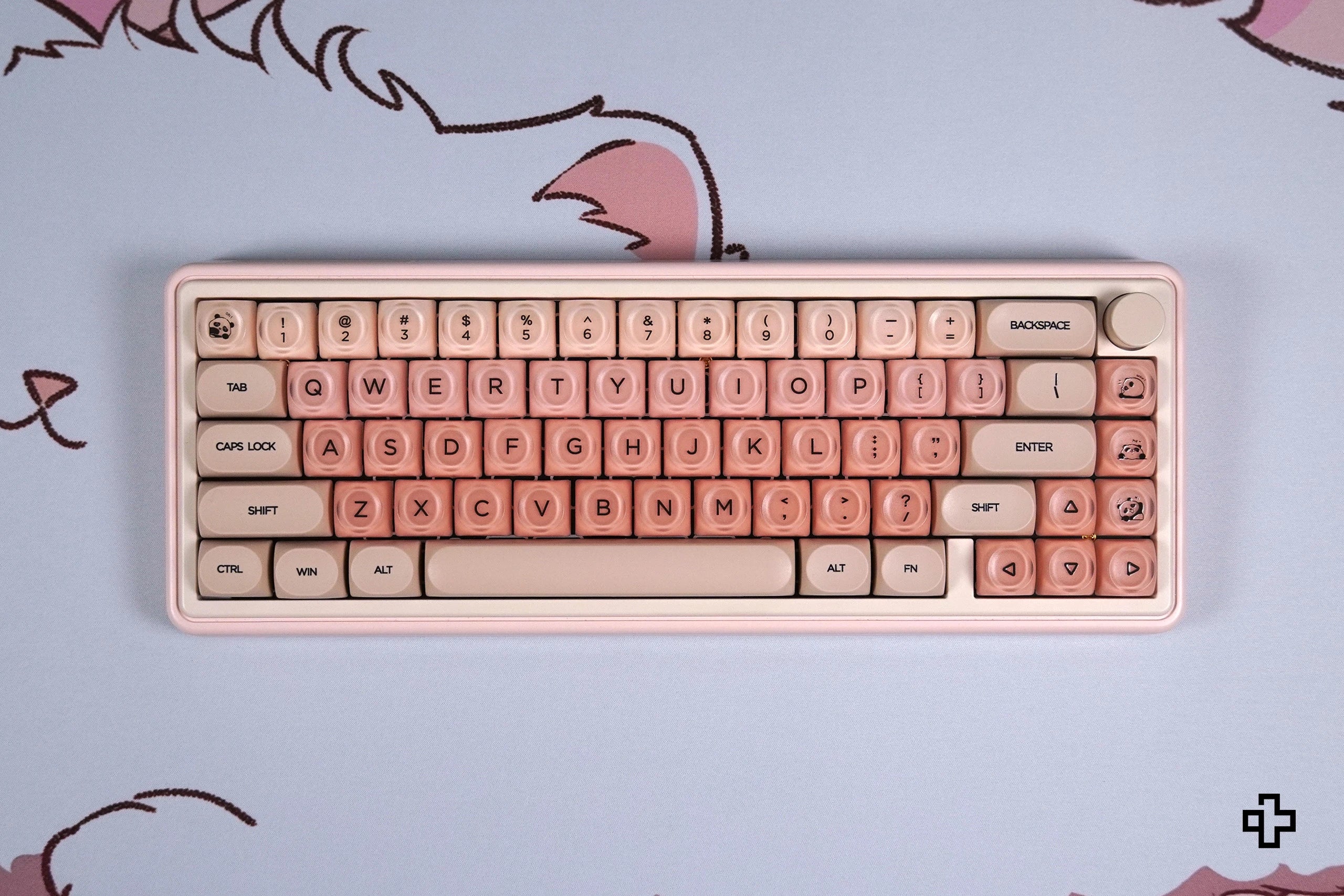 Set de sabor QwertyKey crema de melocotón perfil HOA