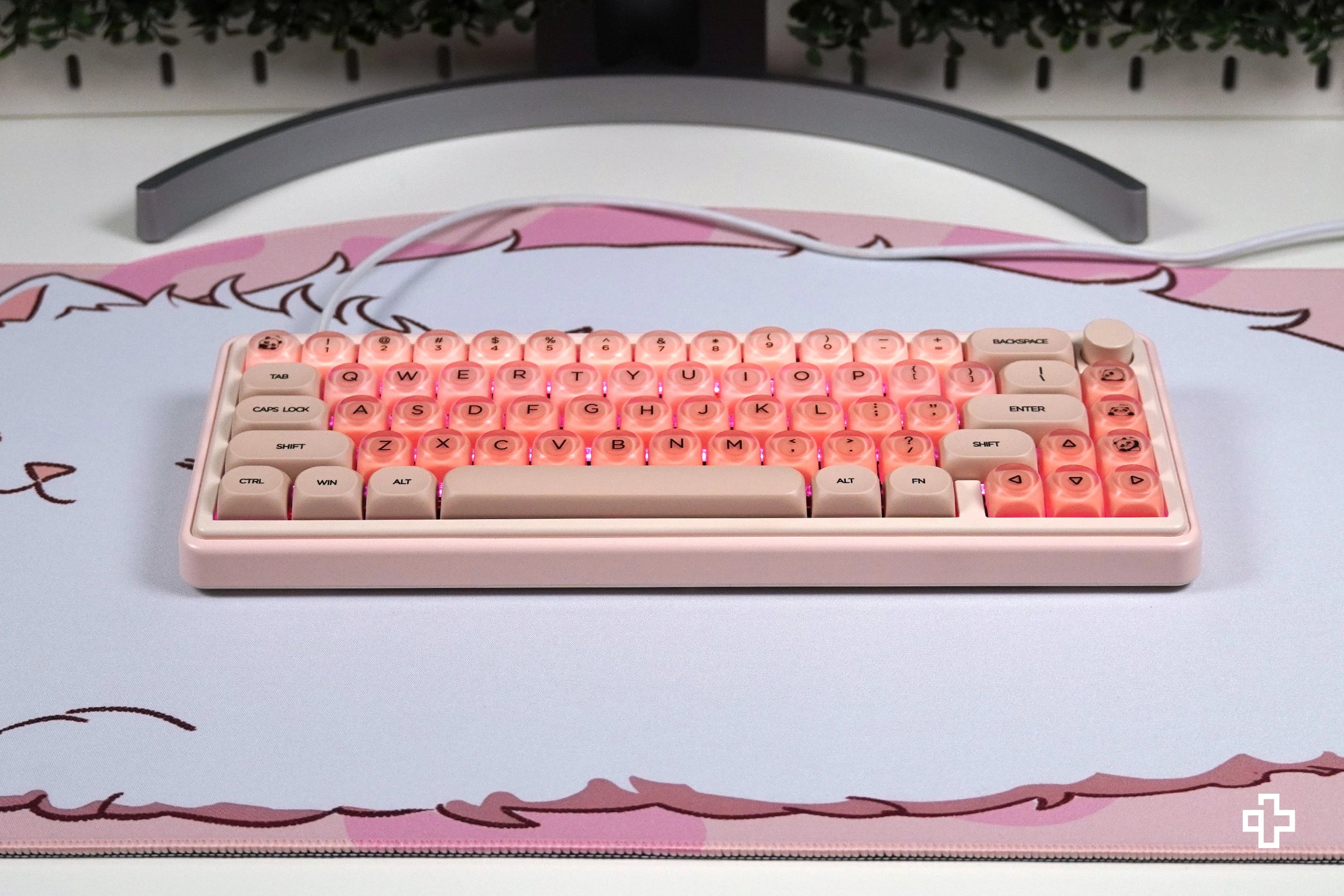Set de sabor QwertyKey crema de melocotón perfil HOA
