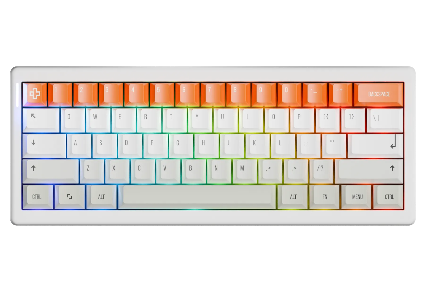 QwertyKey61 PRO Alba Hotswap RGB VIA Gasket Mounted Gaming Tastatur