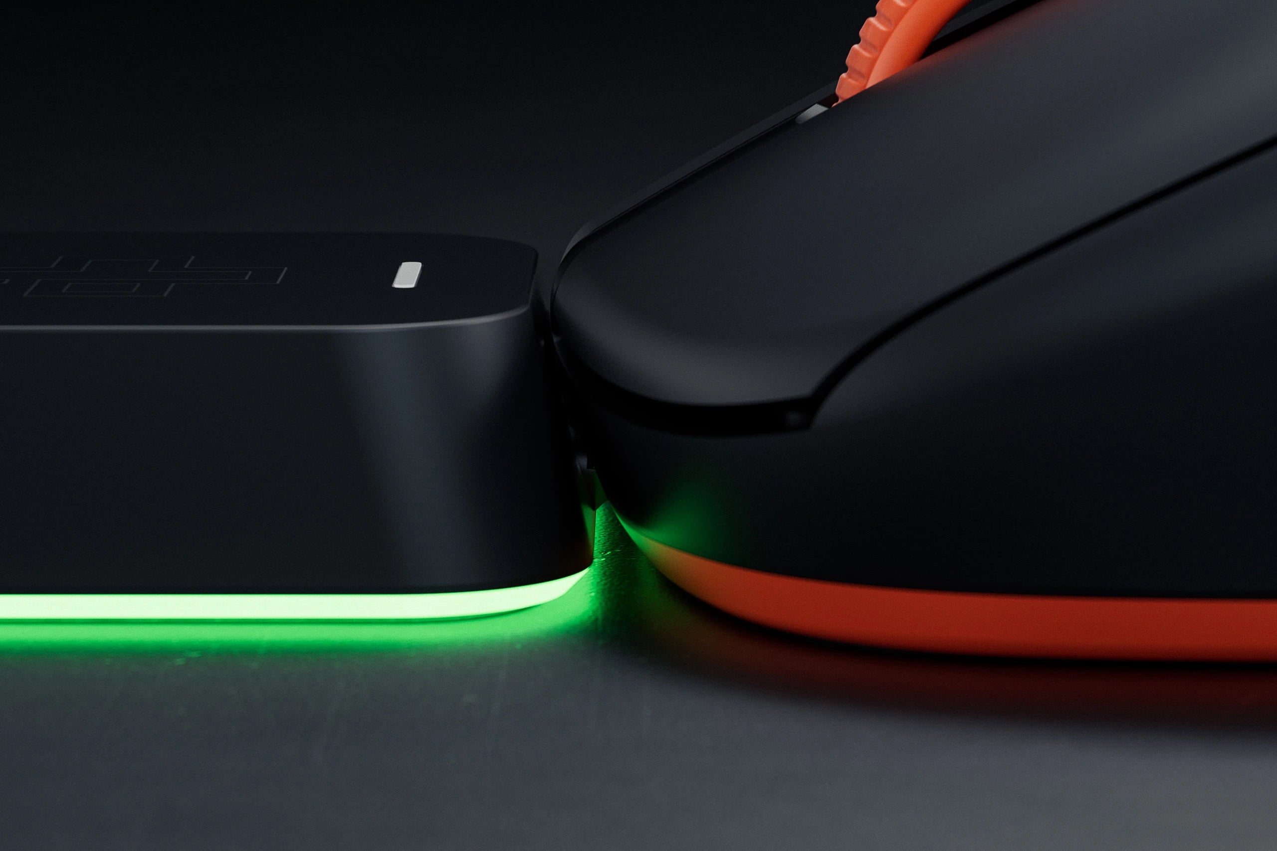 Souris Gaming QwertyKey Falcon Noir 8K, 30.000 DPI, Bluetooth Sans Fil Trio Mode, Pixart 3950