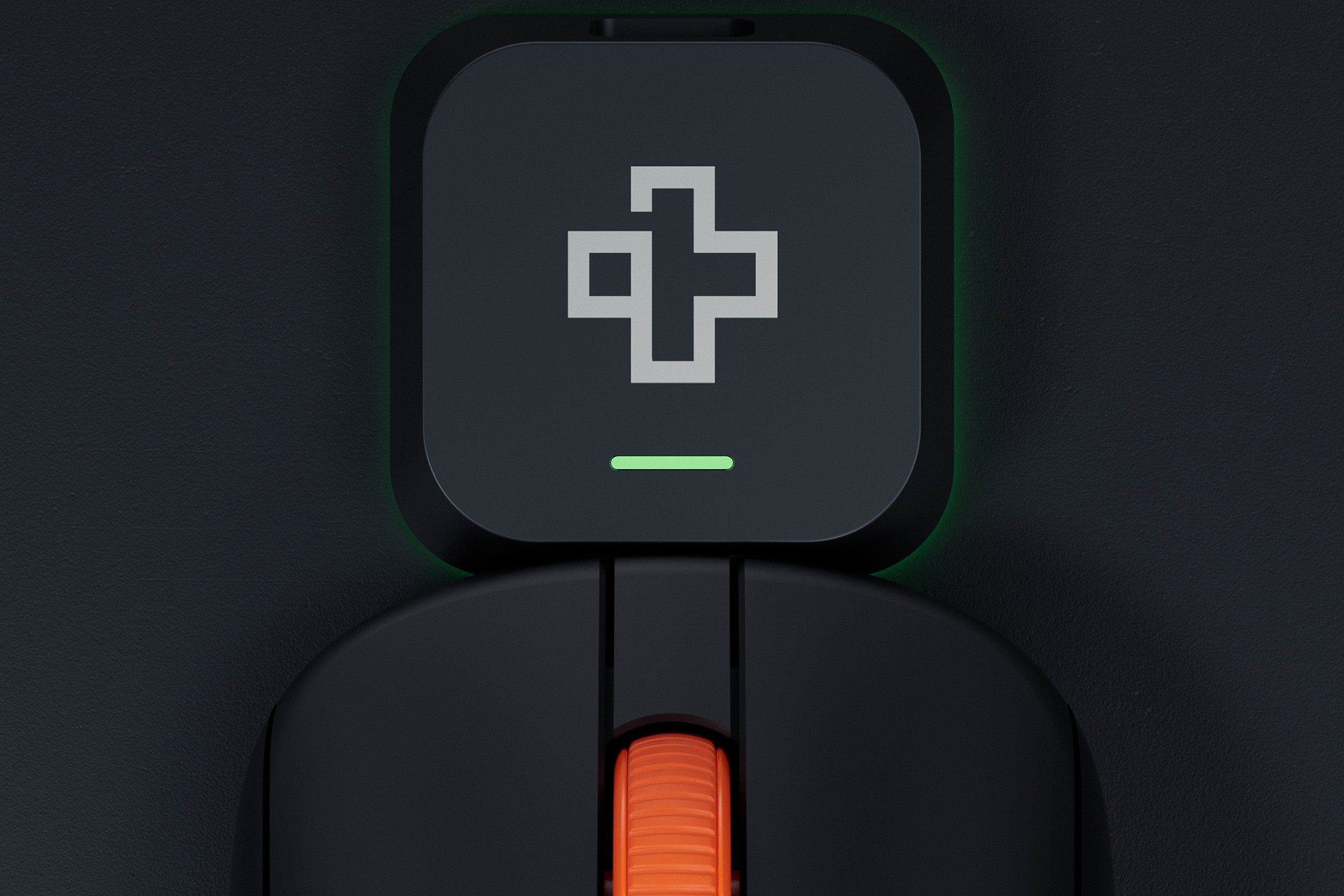 Souris Gaming QwertyKey Falcon Noir 8K, 30.000 DPI, Bluetooth Sans Fil Trio Mode, Pixart 3950