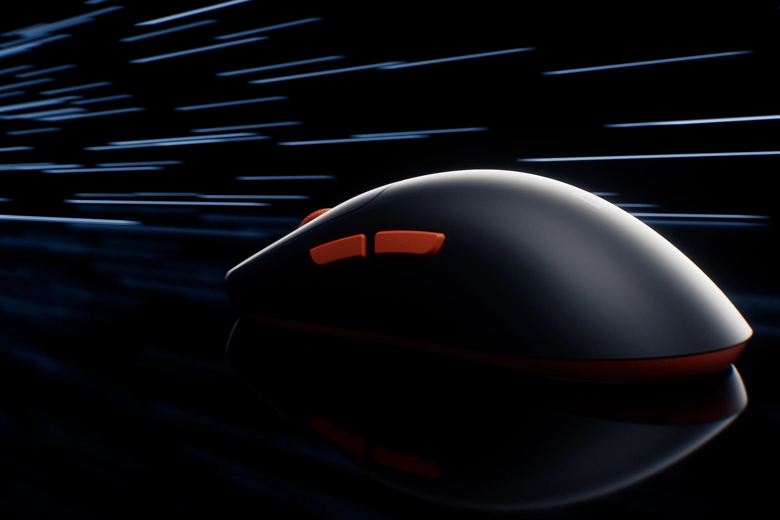 Souris Gaming QwertyKey Falcon Noir 8K, 30.000 DPI, Bluetooth Sans Fil Trio Mode, Pixart 3950