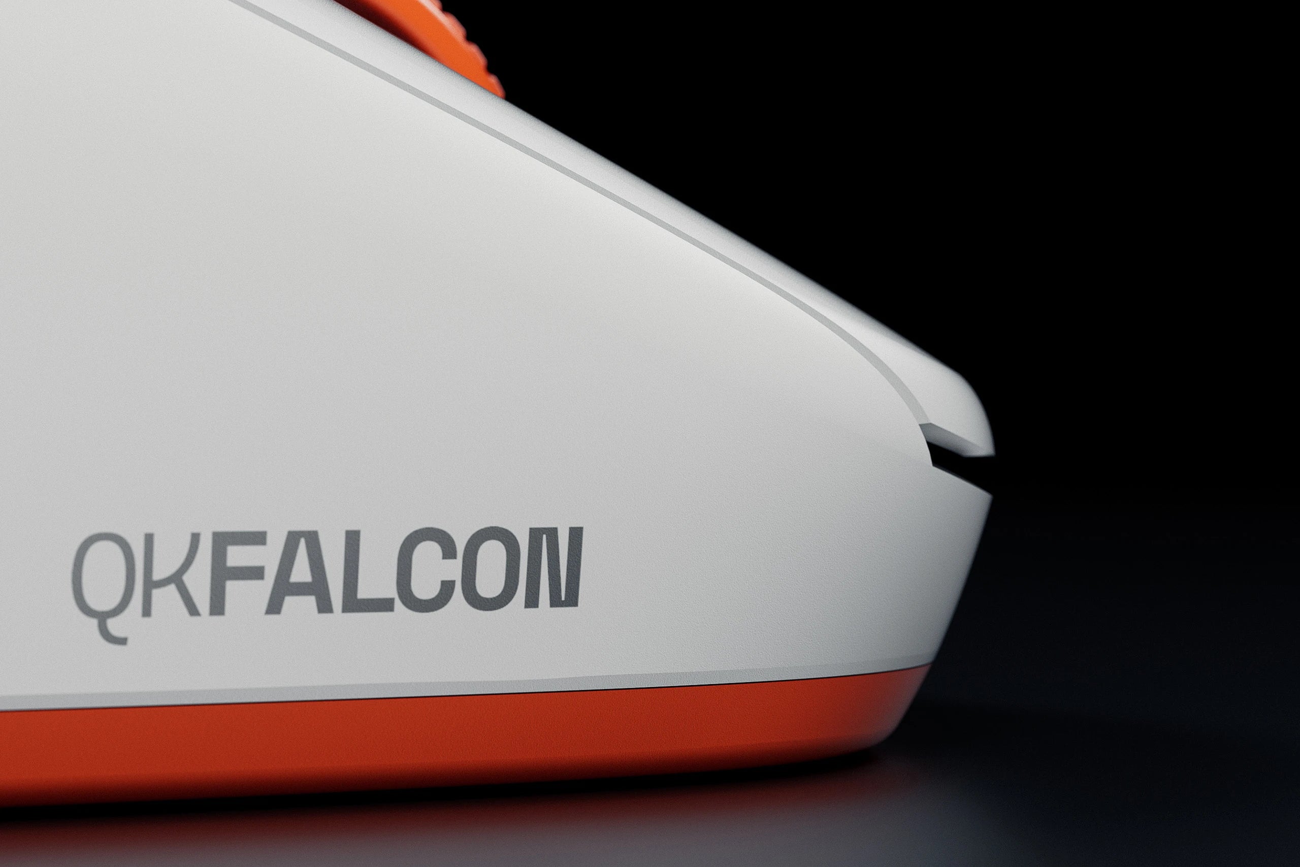 Souris Gaming QwertyKey Falcon Alb 8K, 30.000 DPI, Bluetooth Sans Fil Trio Mode, Pixart 3950