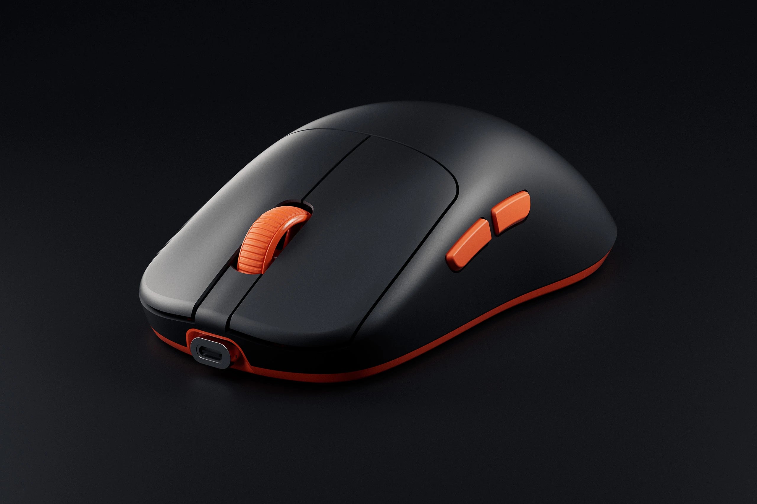 Souris Gaming QwertyKey Falcon Noir 8K, 30.000 DPI, Bluetooth Sans Fil Trio Mode, Pixart 3950