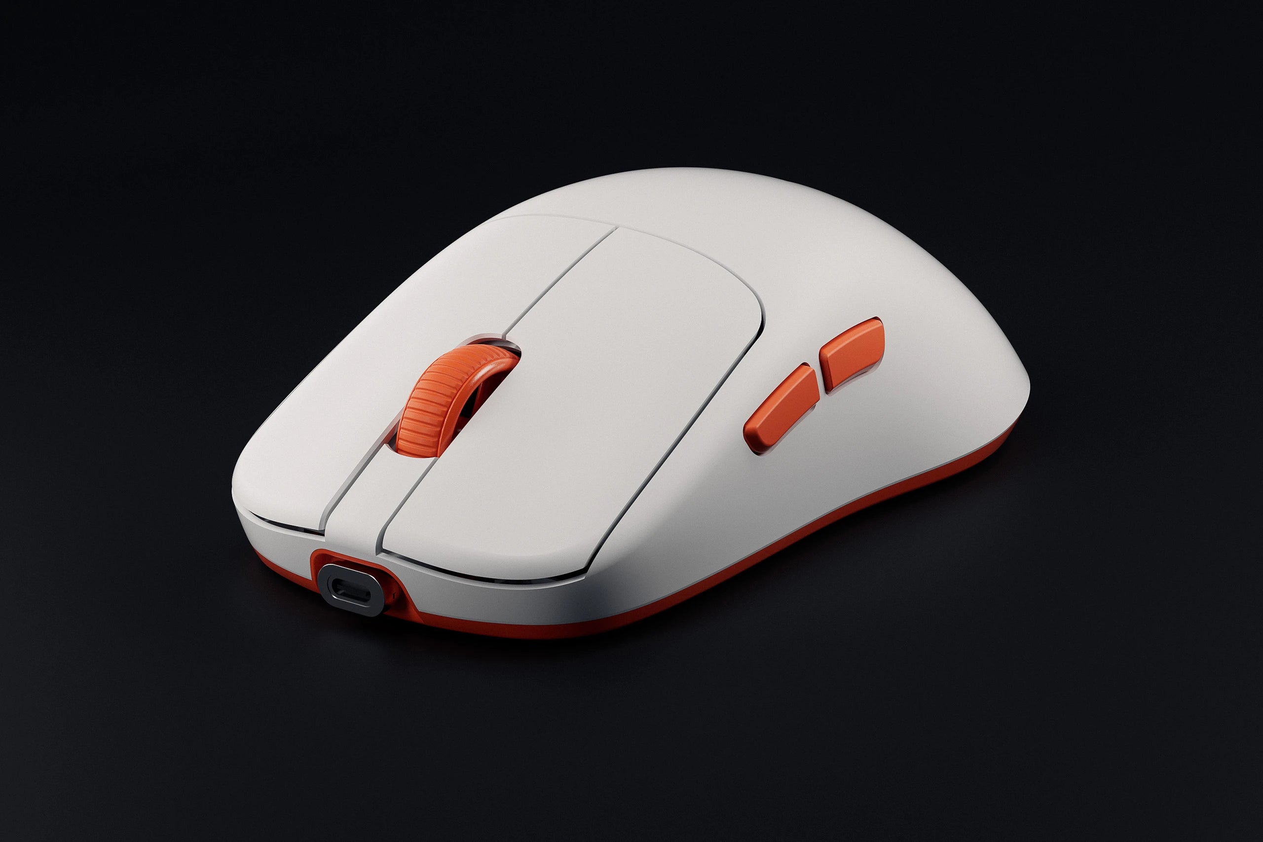 Souris Gaming QwertyKey Falcon Alb 8K, 30.000 DPI, Bluetooth Sans Fil Trio Mode, Pixart 3950