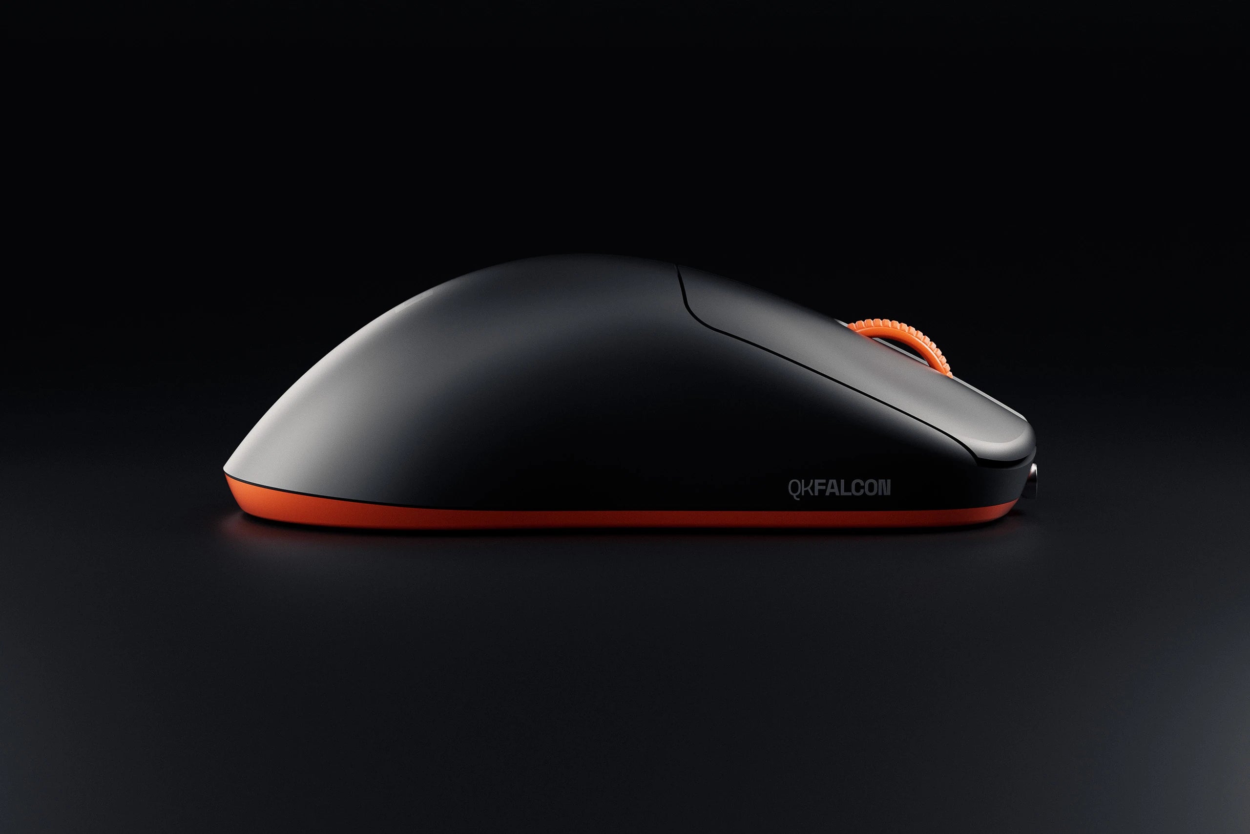 Souris Gaming QwertyKey Falcon Noir 8K, 30.000 DPI, Bluetooth Sans Fil Trio Mode, Pixart 3950