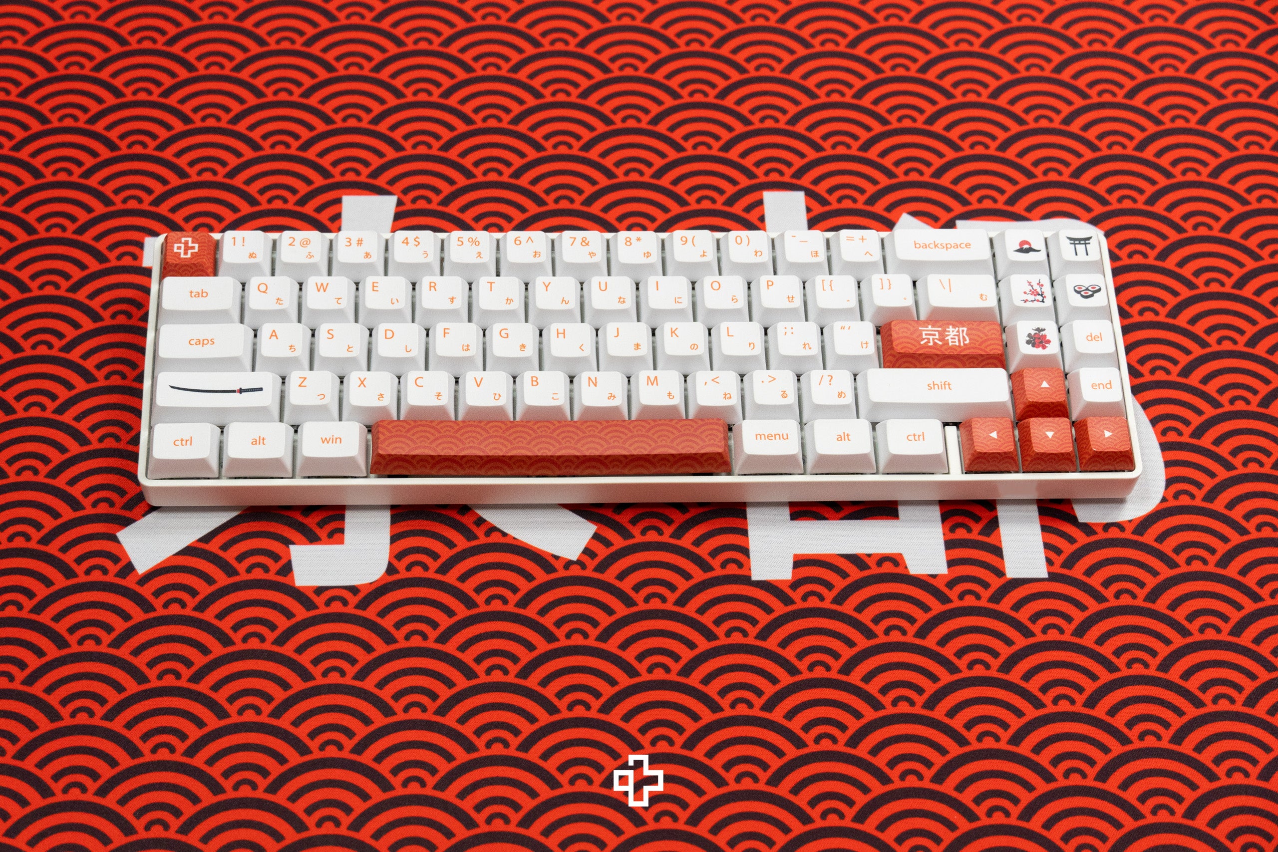 Deskmat Souris QwertyKey Kyoto 4mm bords cousus