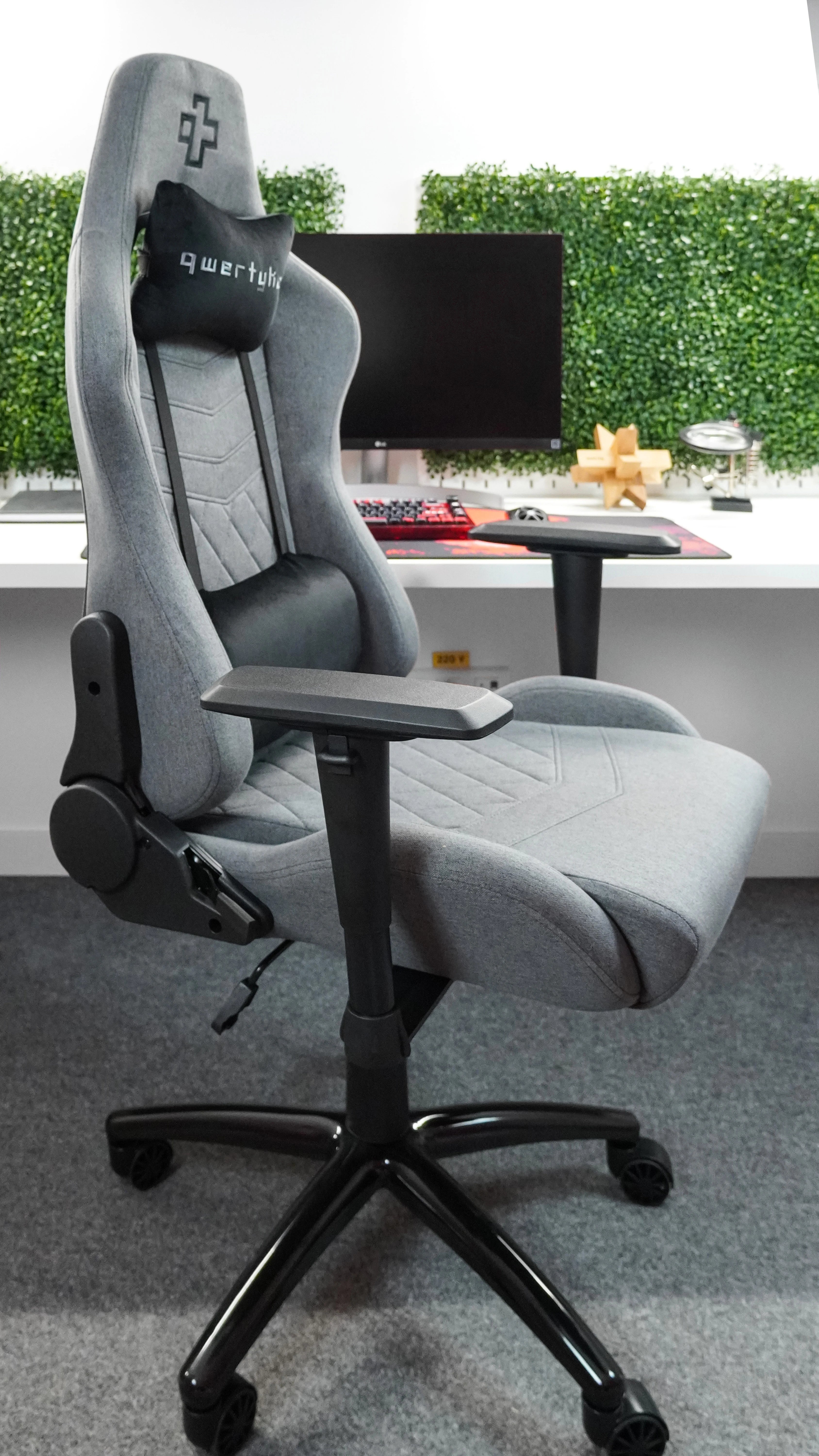 Silla Gaming QwertyKey - QK/ALT, gris