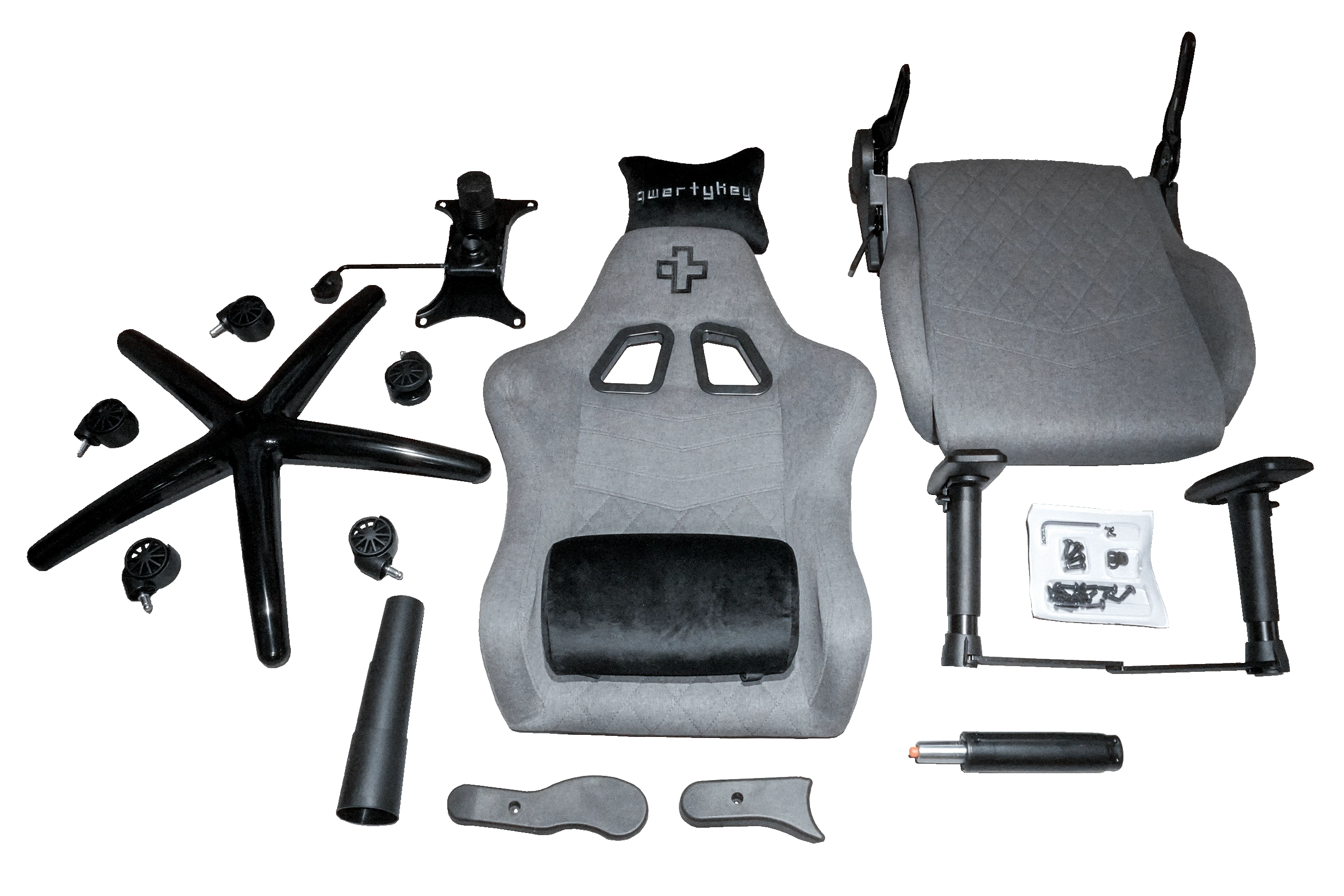 Silla Gaming QwertyKey - QK/ALT, gris