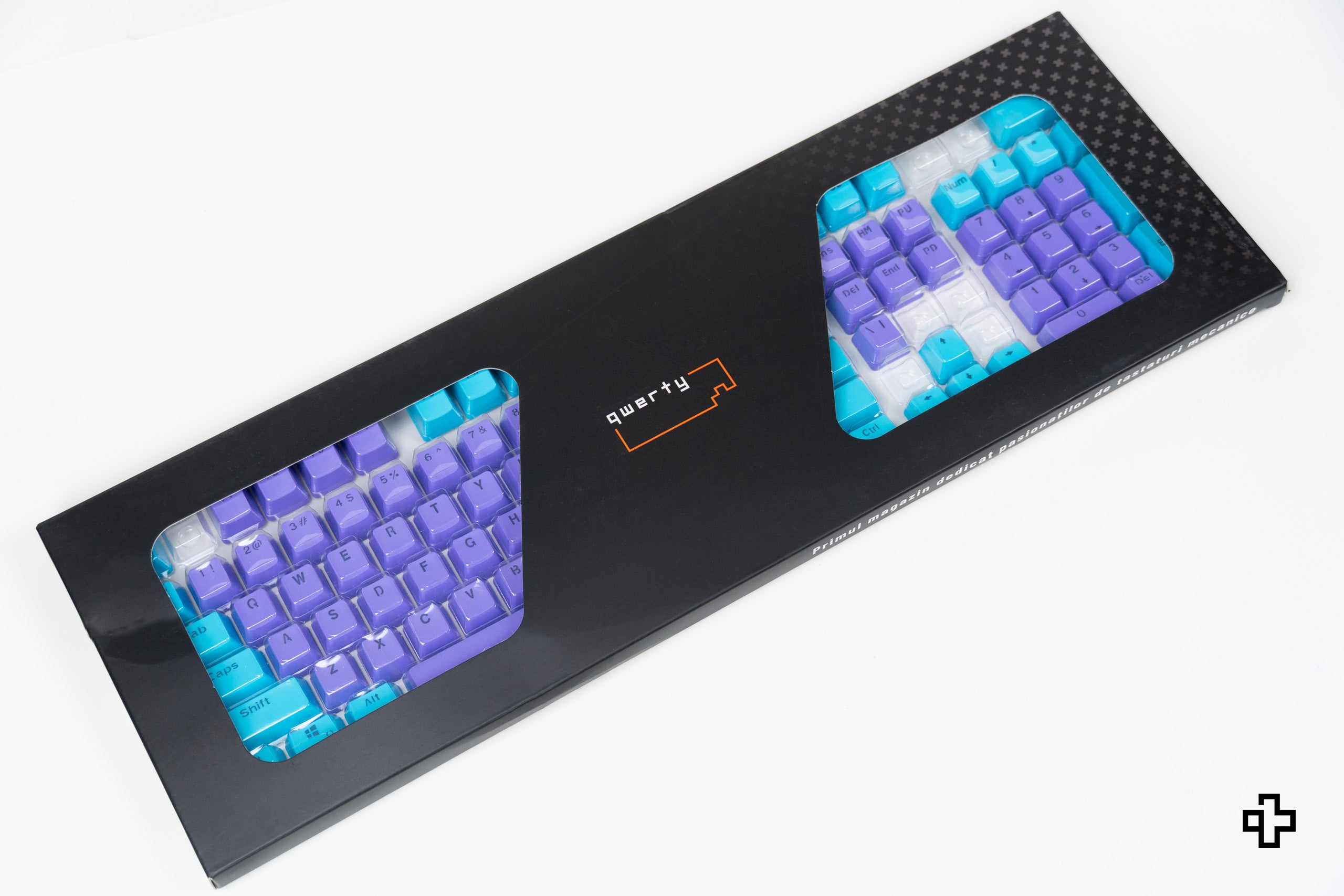 Set Taste QWERTY Liliac-Ocean Translucido Perfil OEM Material PBT – doble inyección