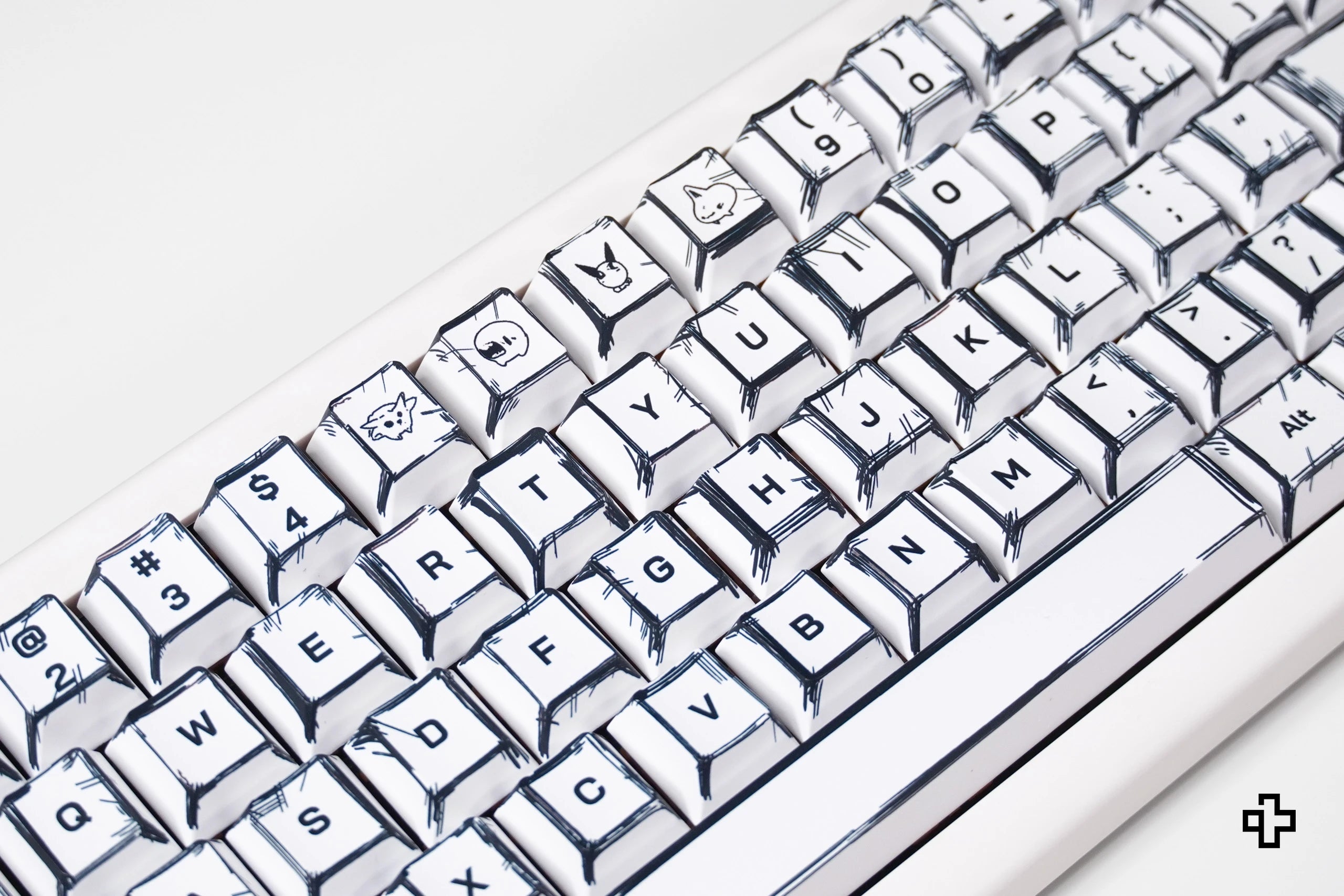 Définir le goût QwertyKey Manga Profil Cerise Matériau PBT